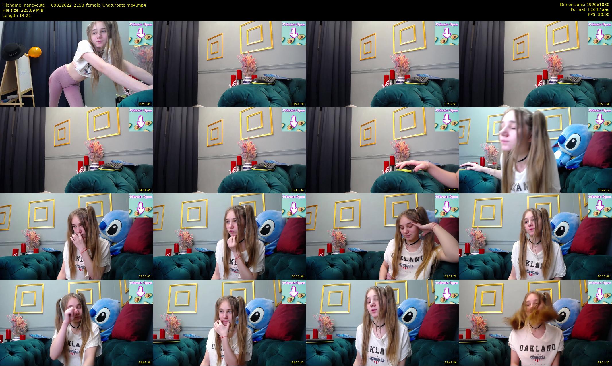nancycute__ — 15 minute Chaturbate female cam show recording, 1080p, Feb 9, 2022