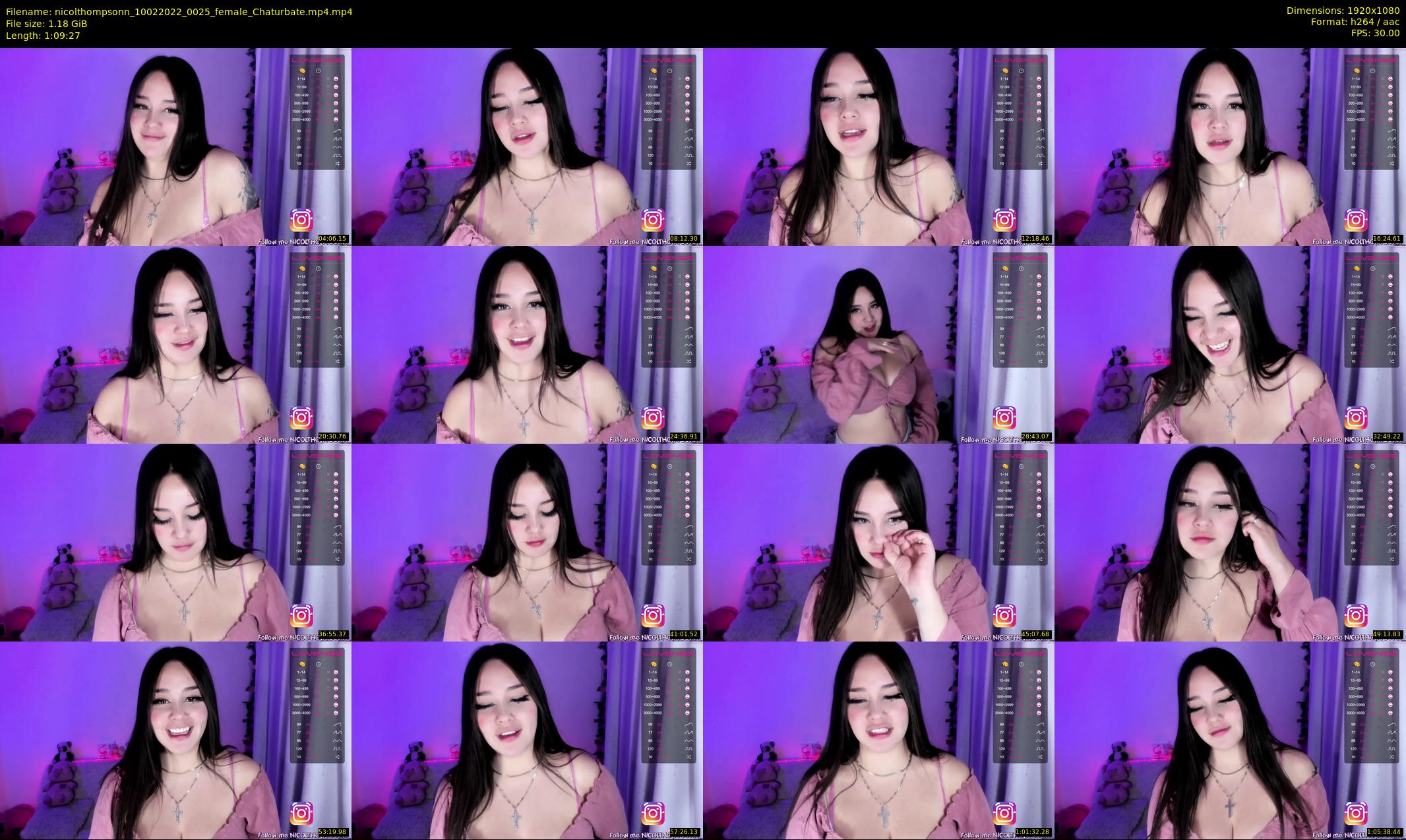 nicolthompsonn — 70 minute Chaturbate female cam show recording, 1080p, Feb 10, 2022
