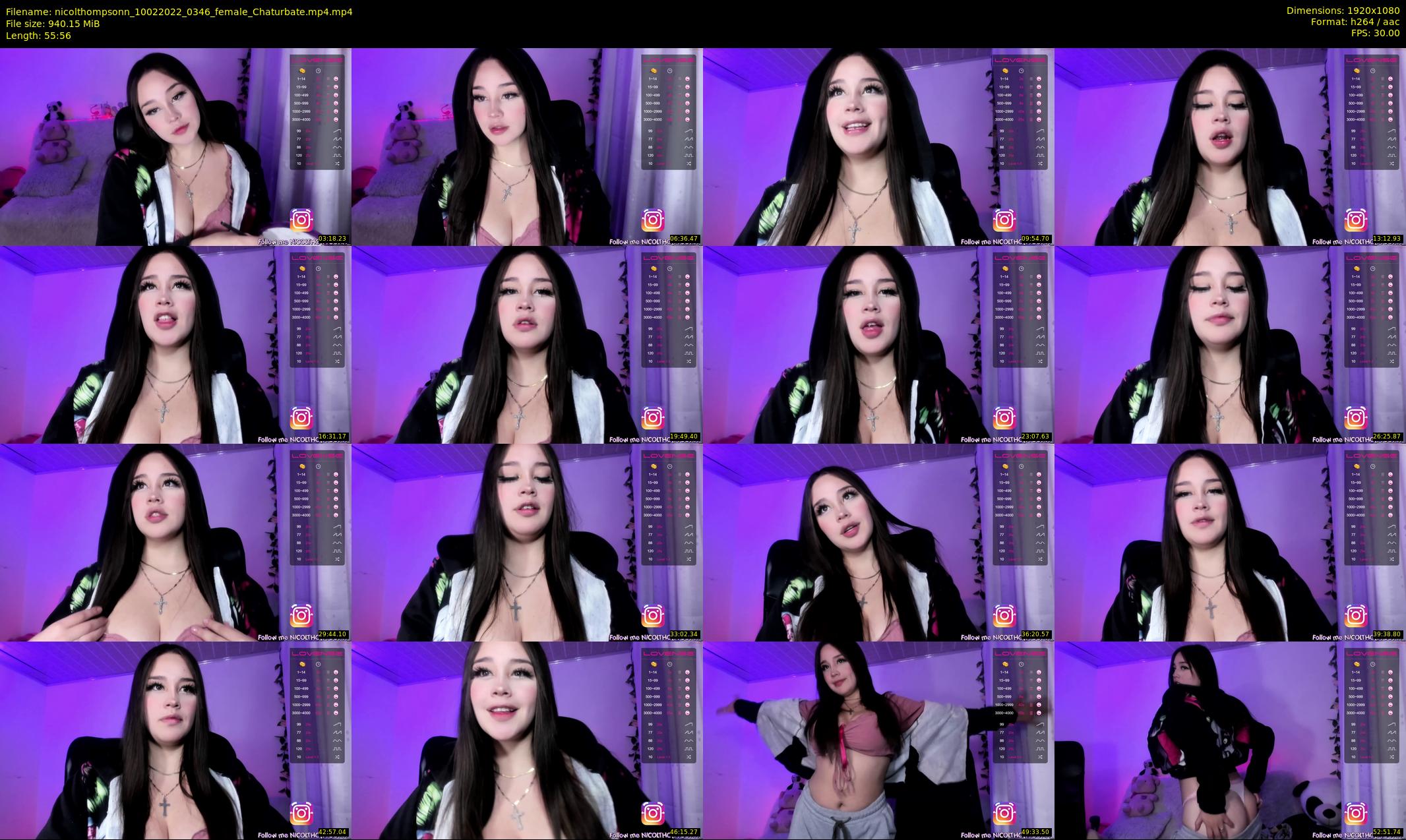 nicolthompsonn — 56 minute Chaturbate female cam show recording, 1080p, Feb 10, 2022