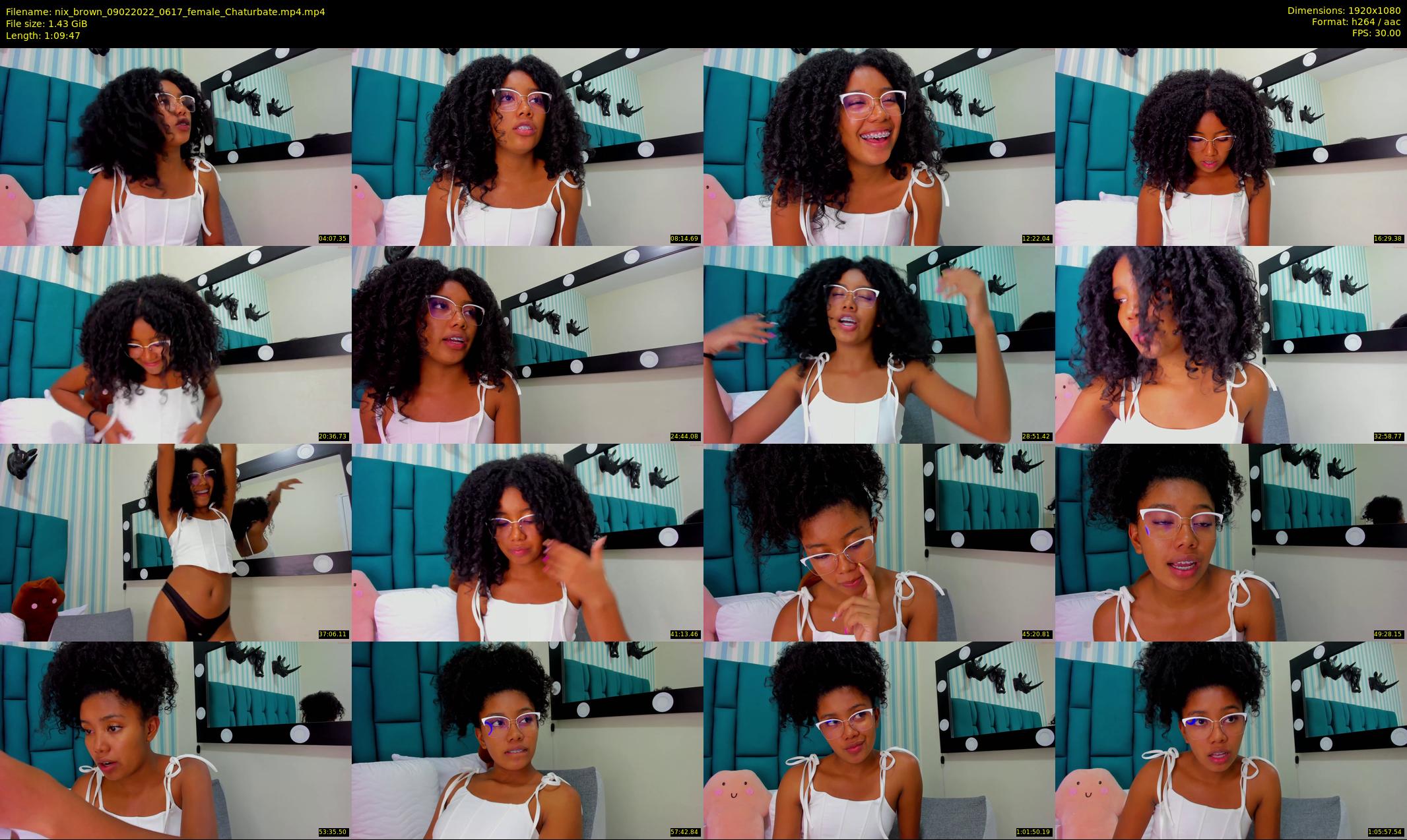 nix_brown — 70 minute Chaturbate female cam show recording, 1080p, Feb 9, 2022