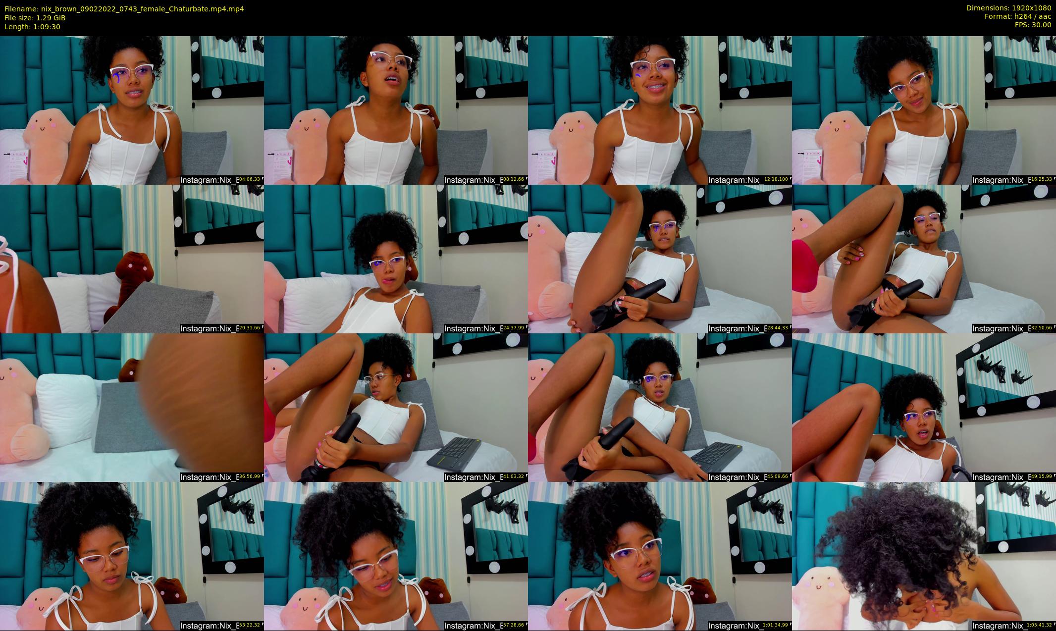 nix_brown — 70 minute Chaturbate female cam show recording, 1080p, Feb 9, 2022