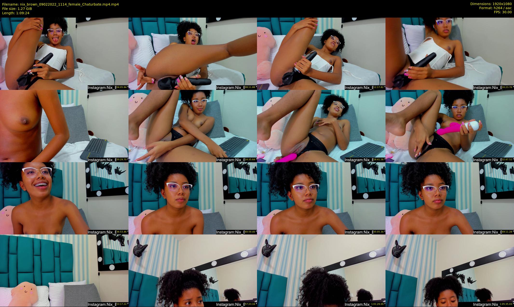 nix_brown — 70 minute Chaturbate female cam show recording, 1080p, Feb 9, 2022