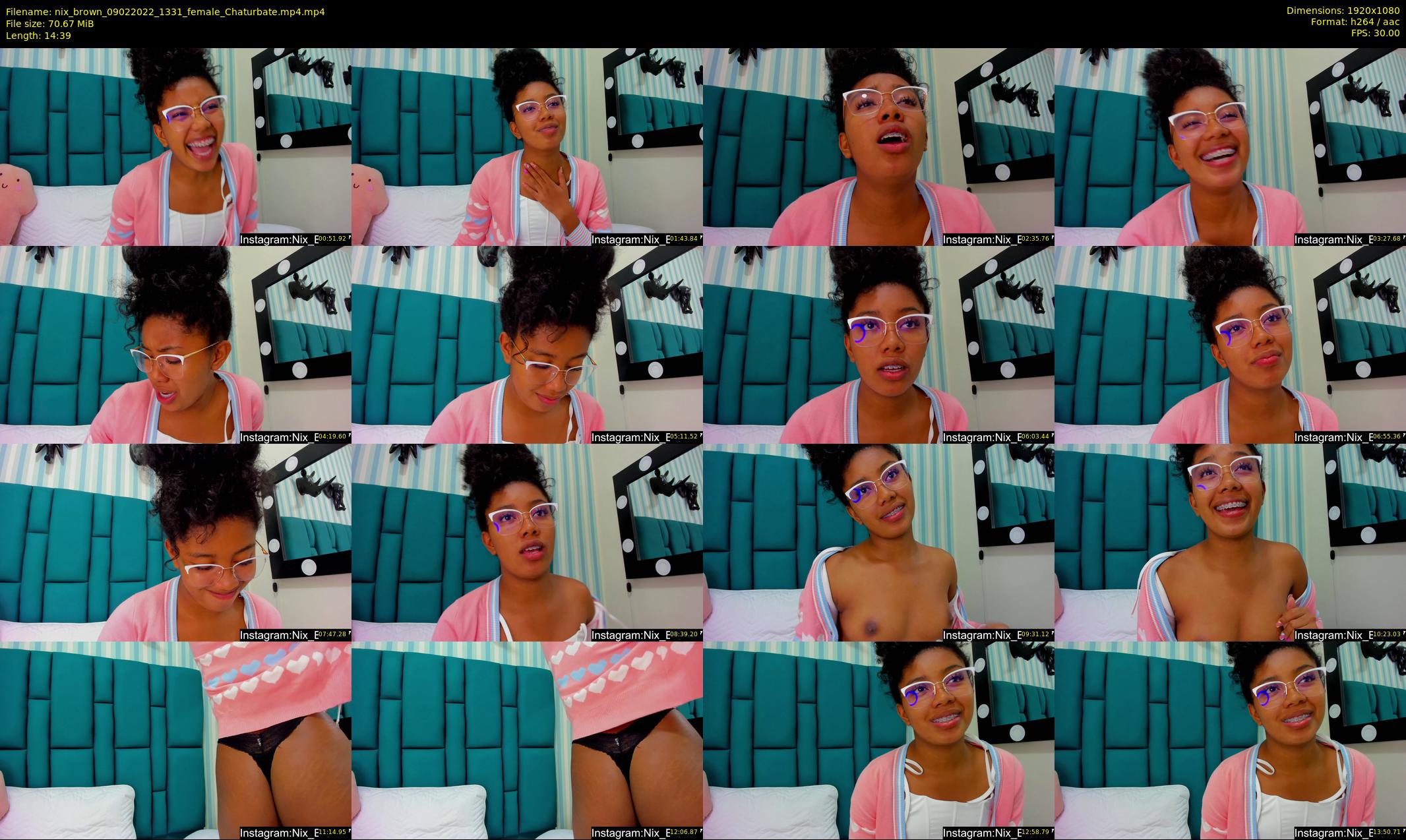 nix_brown — 15 minute Chaturbate female cam show recording, 1080p, Feb 9, 2022