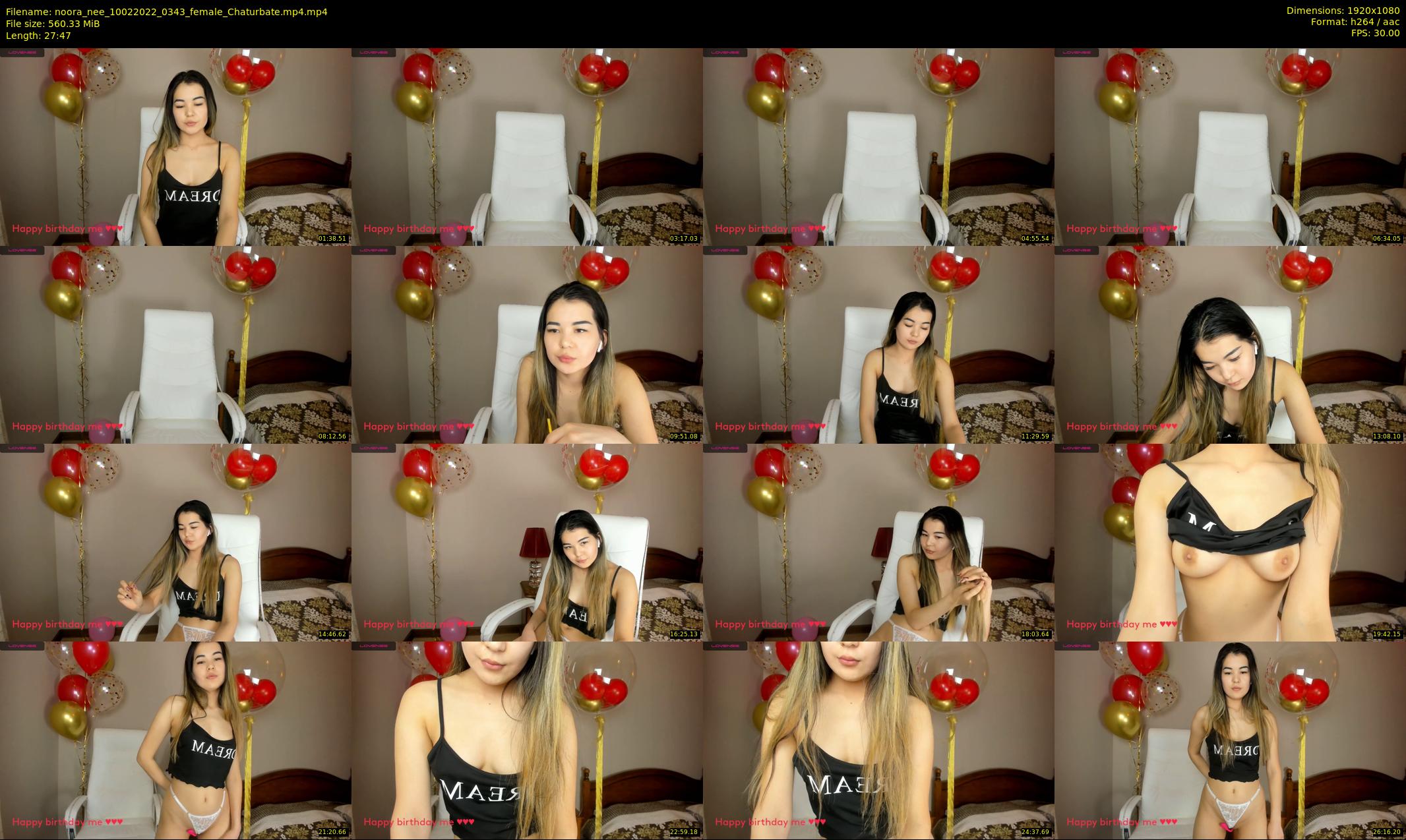 noora_nee — 28 minute Chaturbate female cam show recording, 1080p, Feb 10, 2022