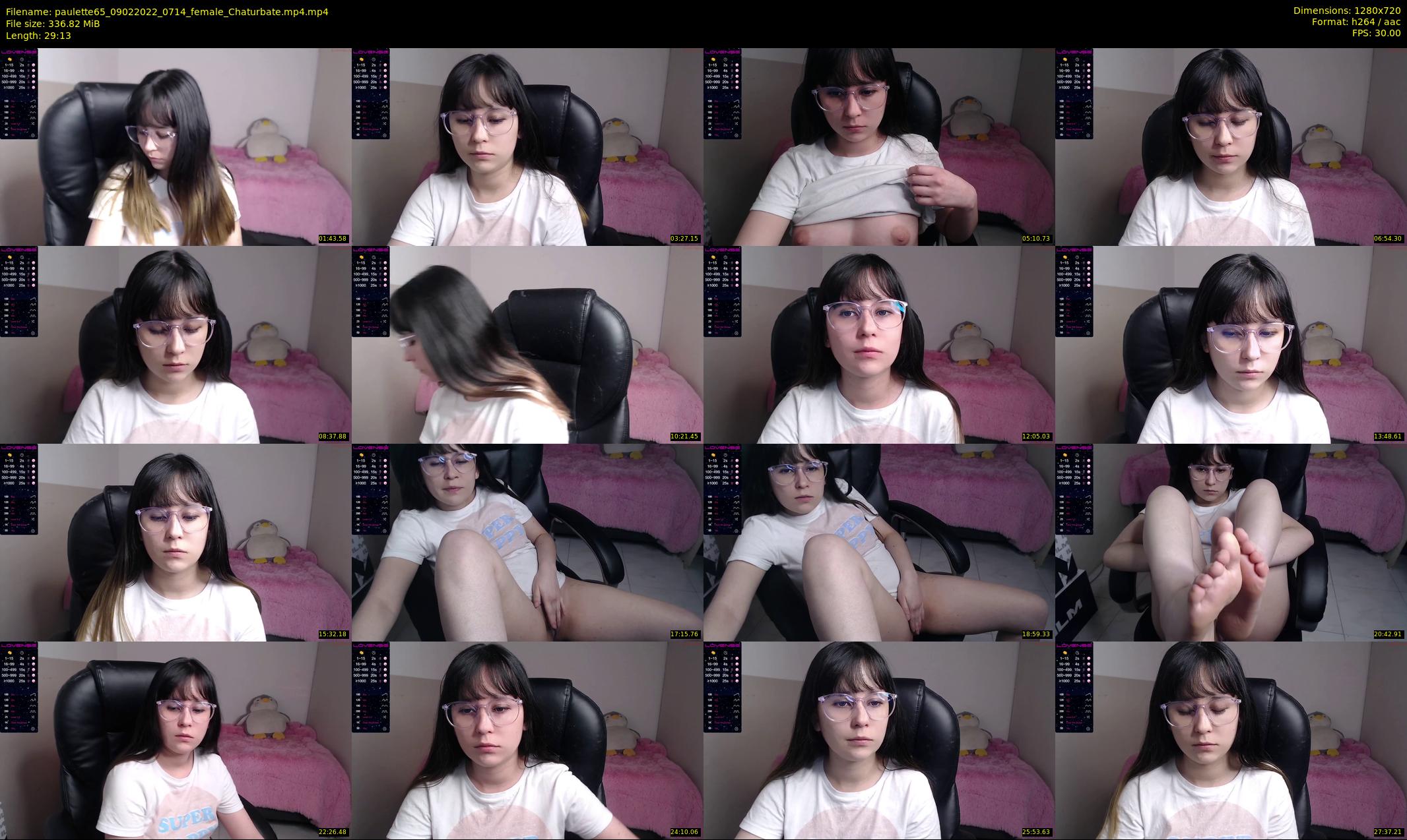 paulette65 — 30 minute Chaturbate female cam show recording, 720p, Feb 9, 2022