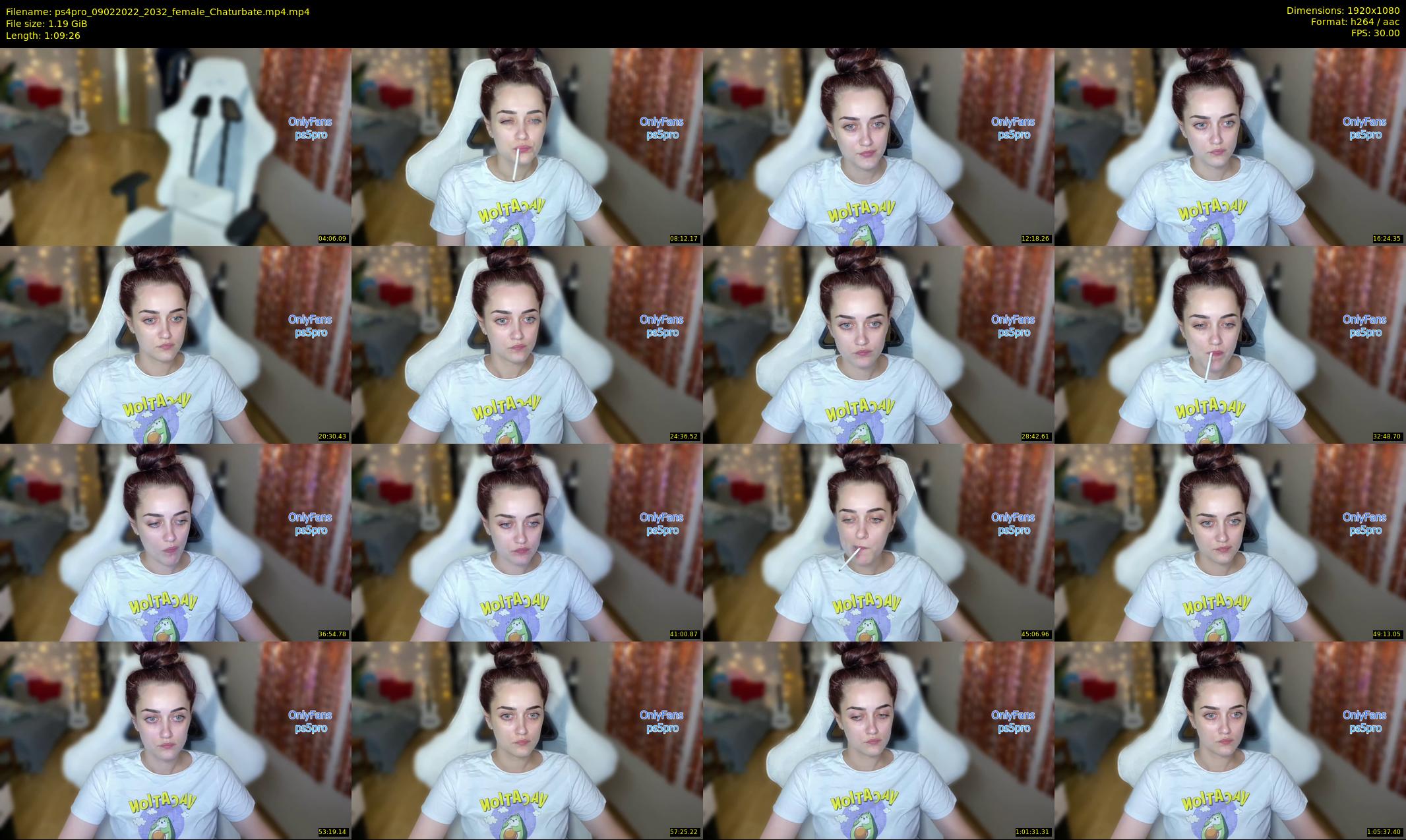 ps4pro — 70 minute Chaturbate female cam show recording, 1080p, Feb 9, 2022