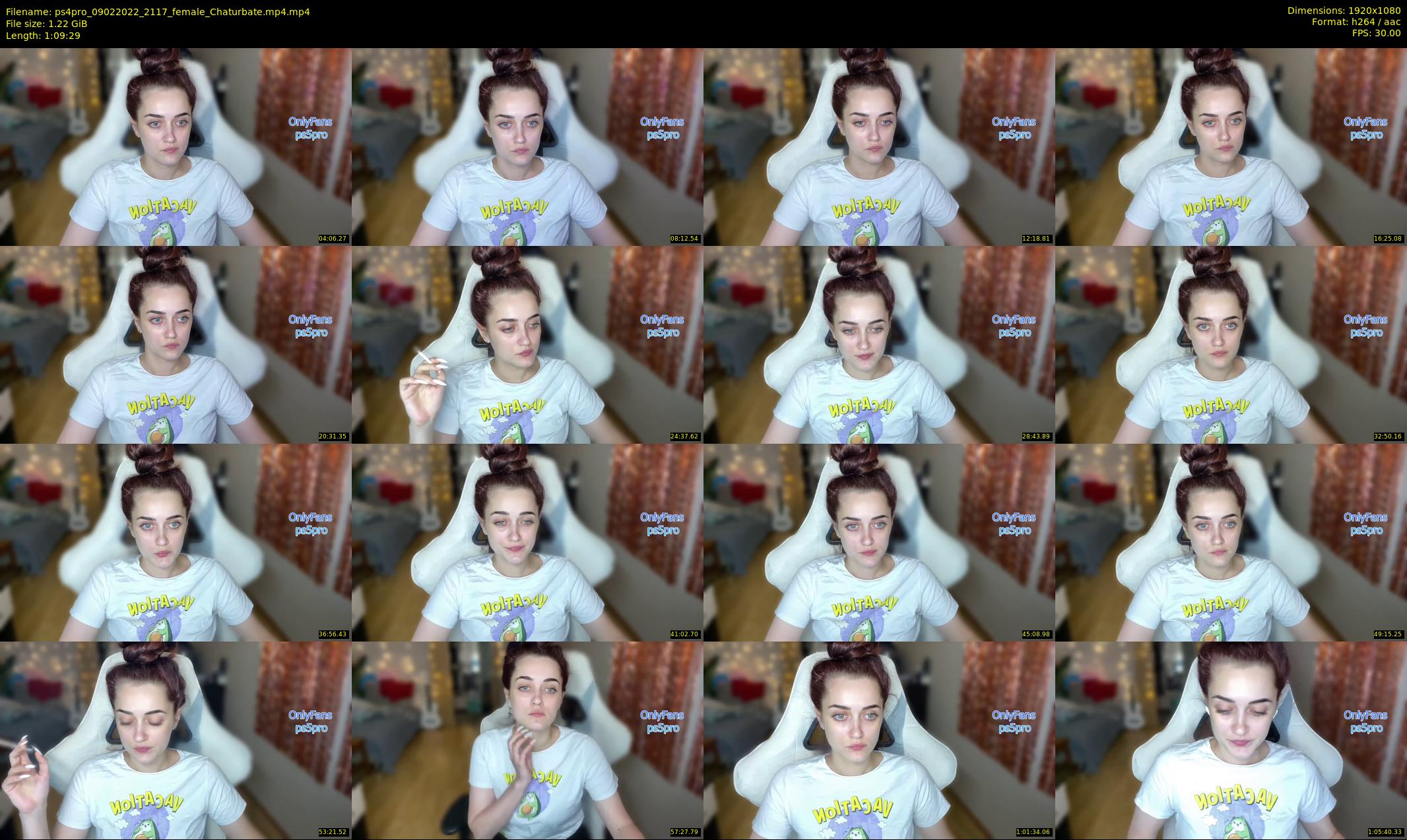 ps4pro — 70 minute Chaturbate female cam show recording, 1080p, Feb 9, 2022