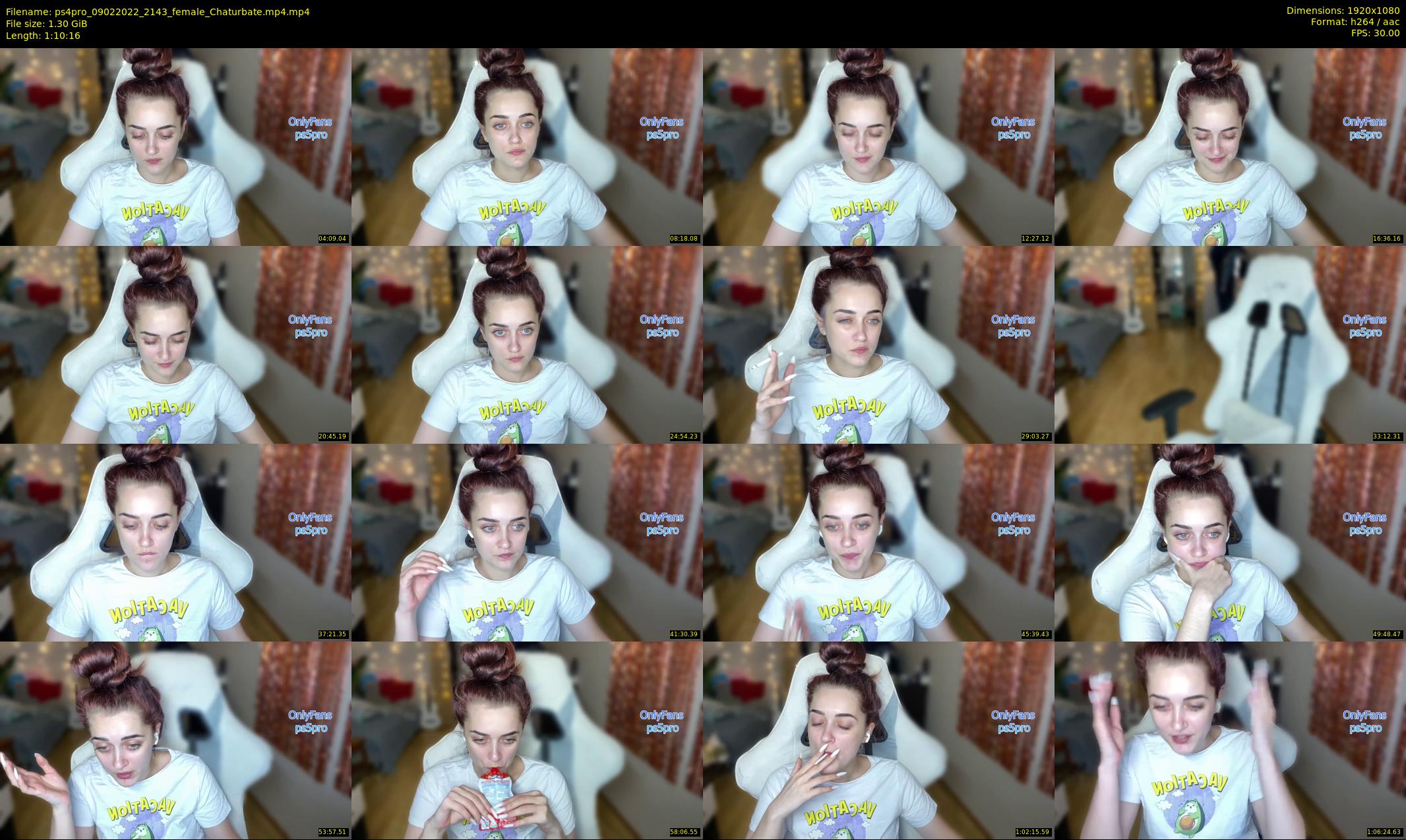 ps4pro — 71 minute Chaturbate female cam show recording, 1080p, Feb 9, 2022