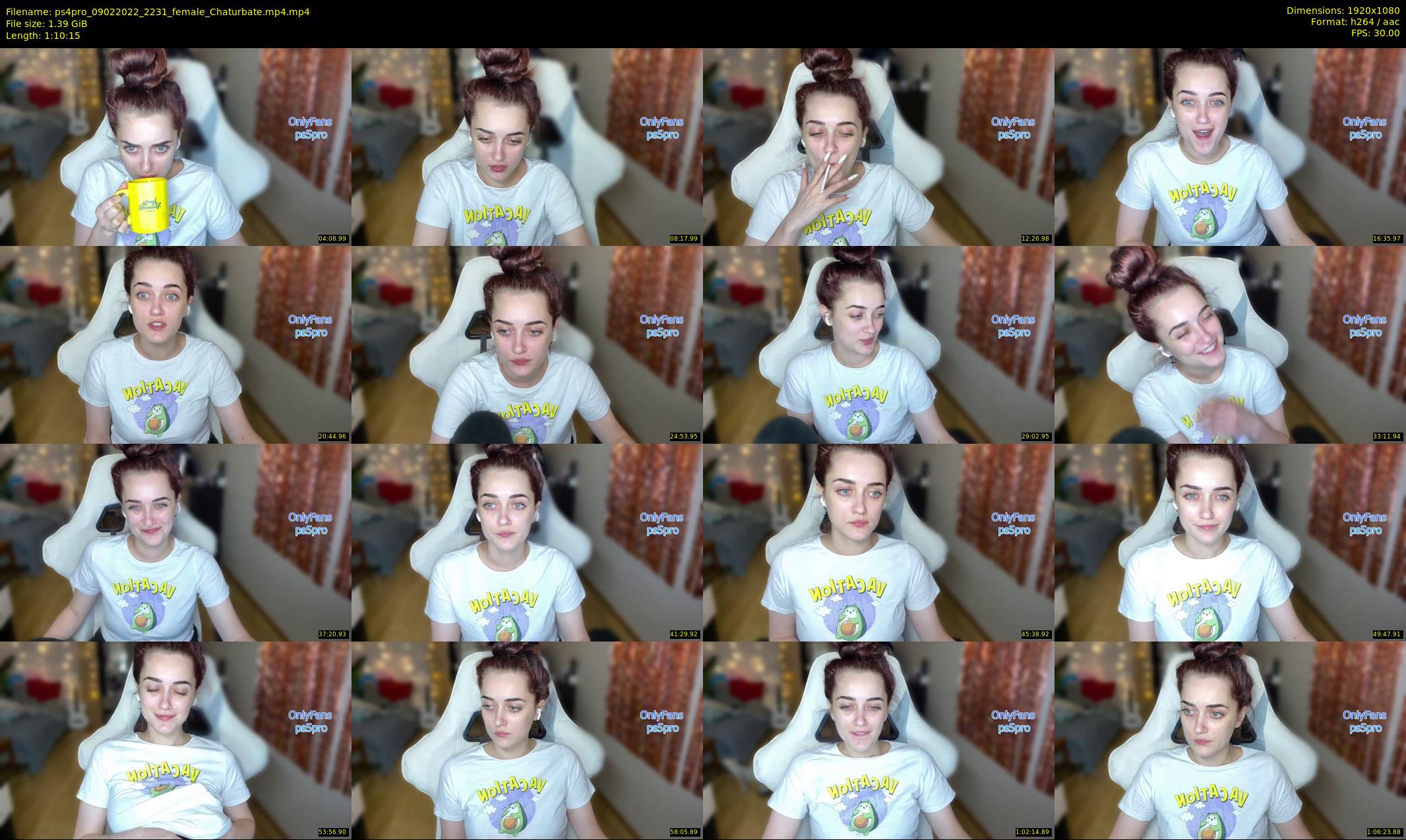 ps4pro — 71 minute Chaturbate female cam show recording, 1080p, Feb 9, 2022