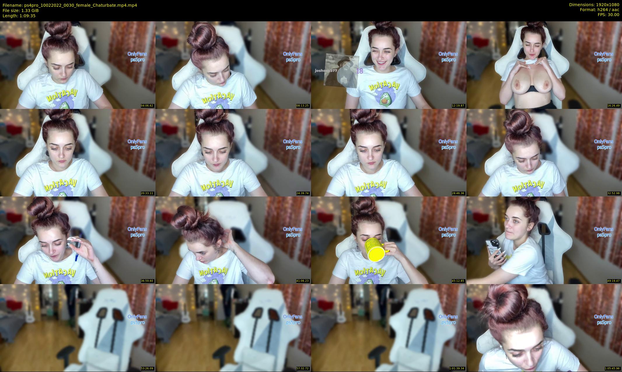 ps4pro — 70 minute Chaturbate female cam show recording, 1080p, Feb 10, 2022