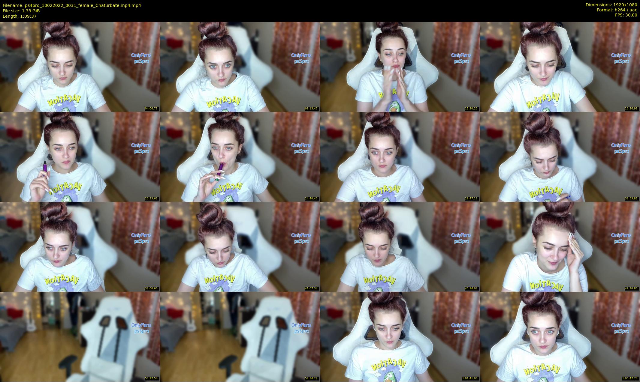 ps4pro — 70 minute Chaturbate female cam show recording, 1080p, Feb 10, 2022