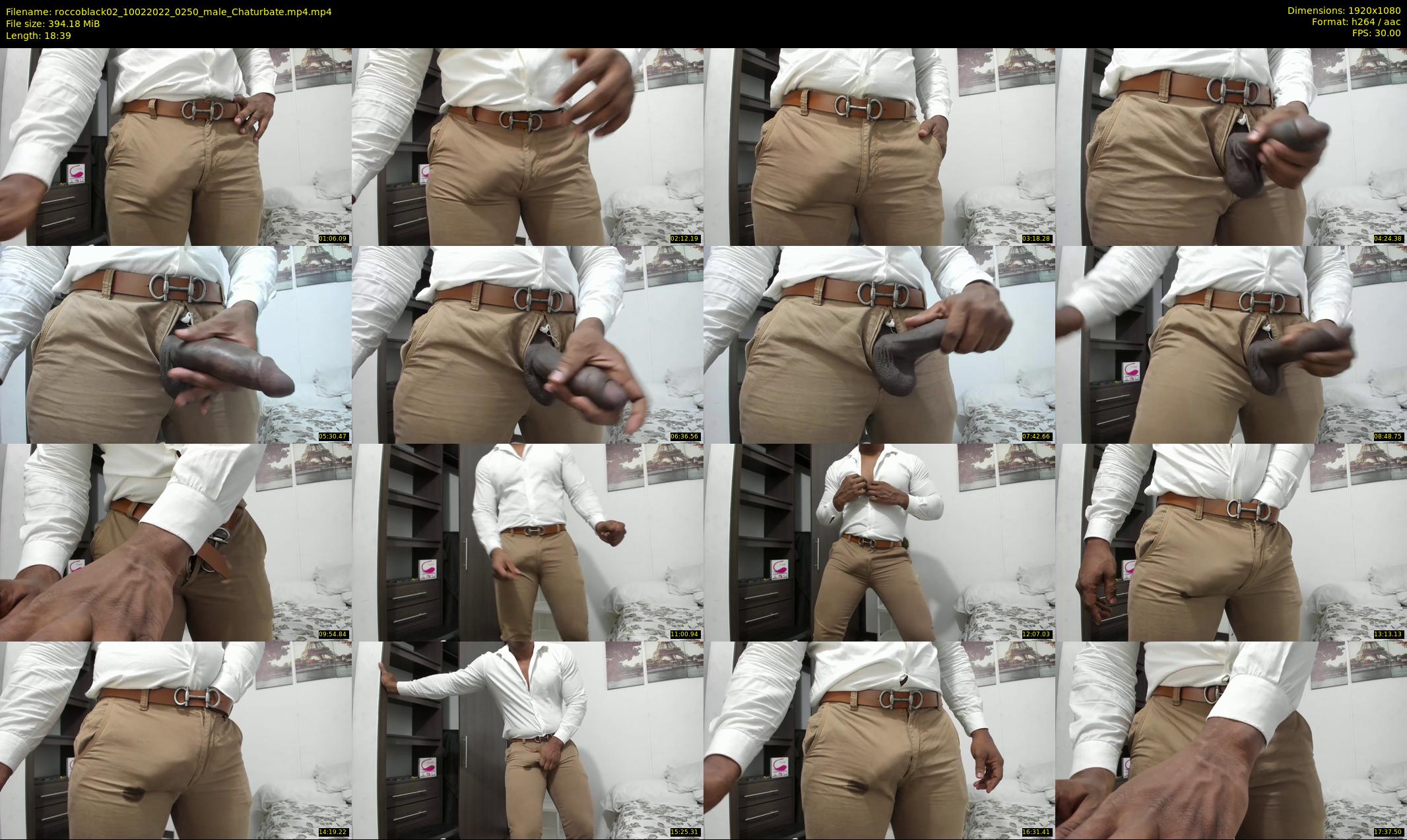 roccoblack02 — 19 minute Chaturbate male cam show recording, 1080p, Feb 10, 2022