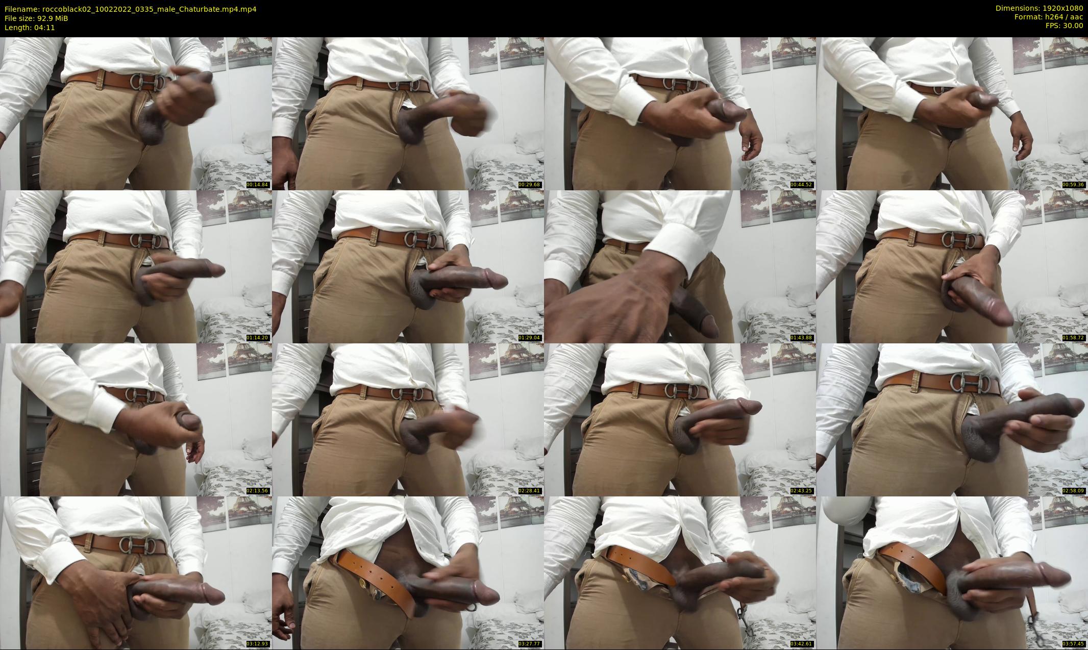 roccoblack02 — 5 minute Chaturbate male cam show recording, 1080p, Feb 10, 2022