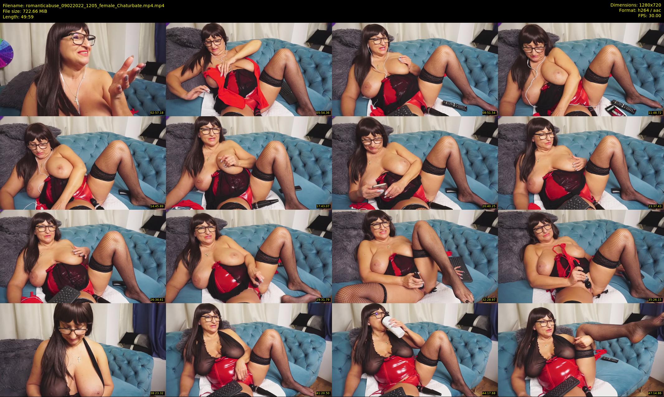 romanticabuse — 50 minute Chaturbate female cam show recording, 720p, Feb 9, 2022
