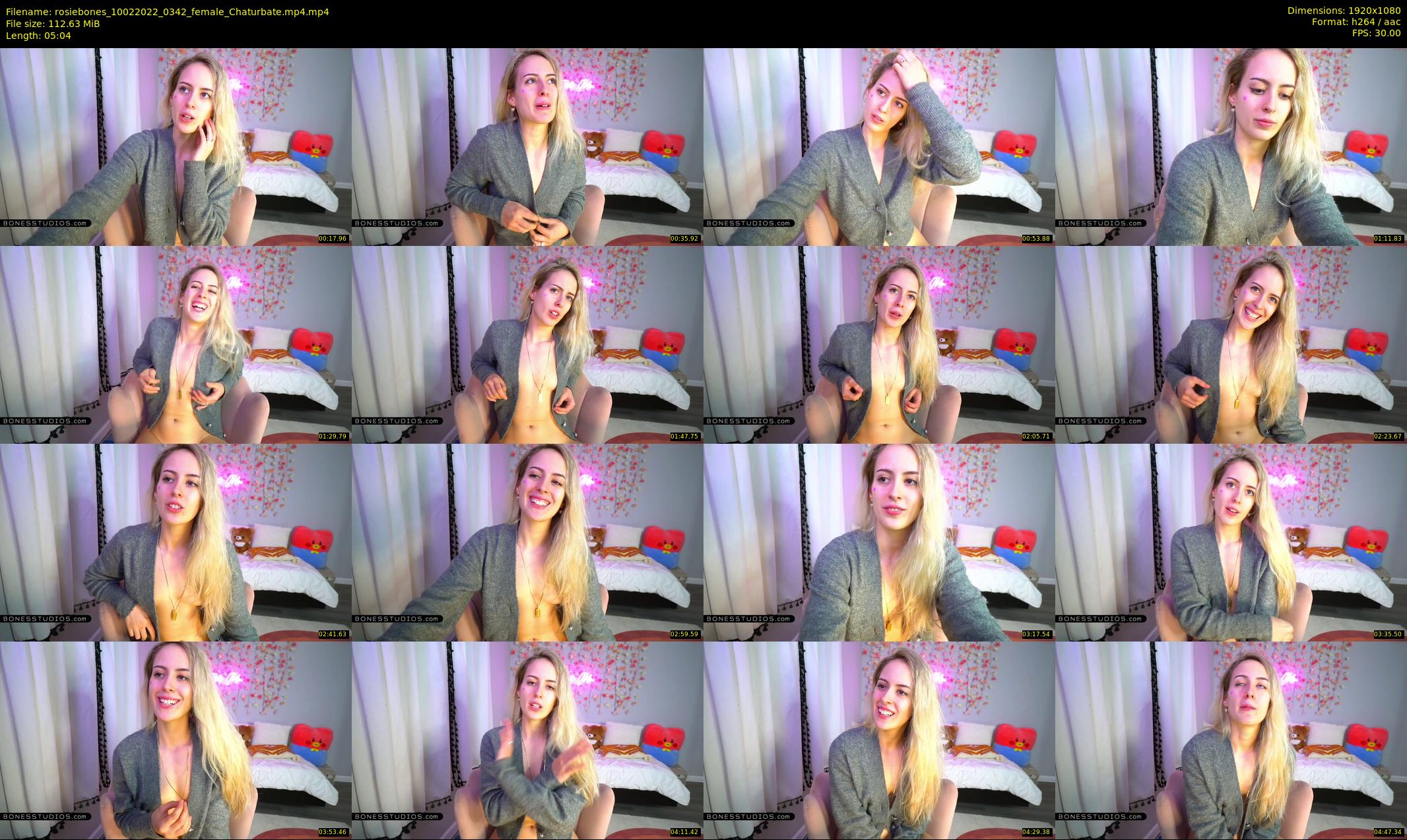 rosiebones — 6 minute Chaturbate female cam show recording, 1080p, Feb 10, 2022