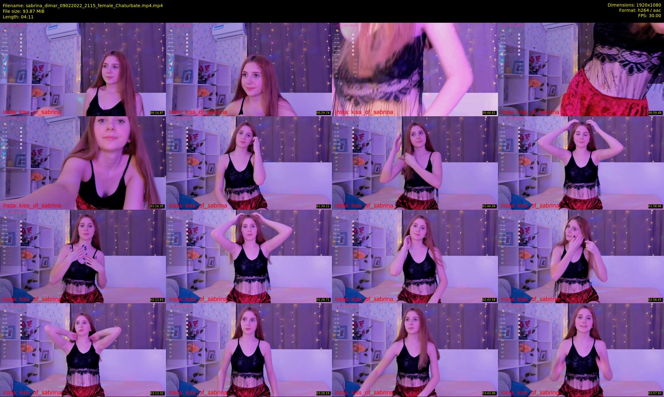 sabrina_dimar — 5 minute Chaturbate female cam show recording, 1080p, Feb 9, 2022
