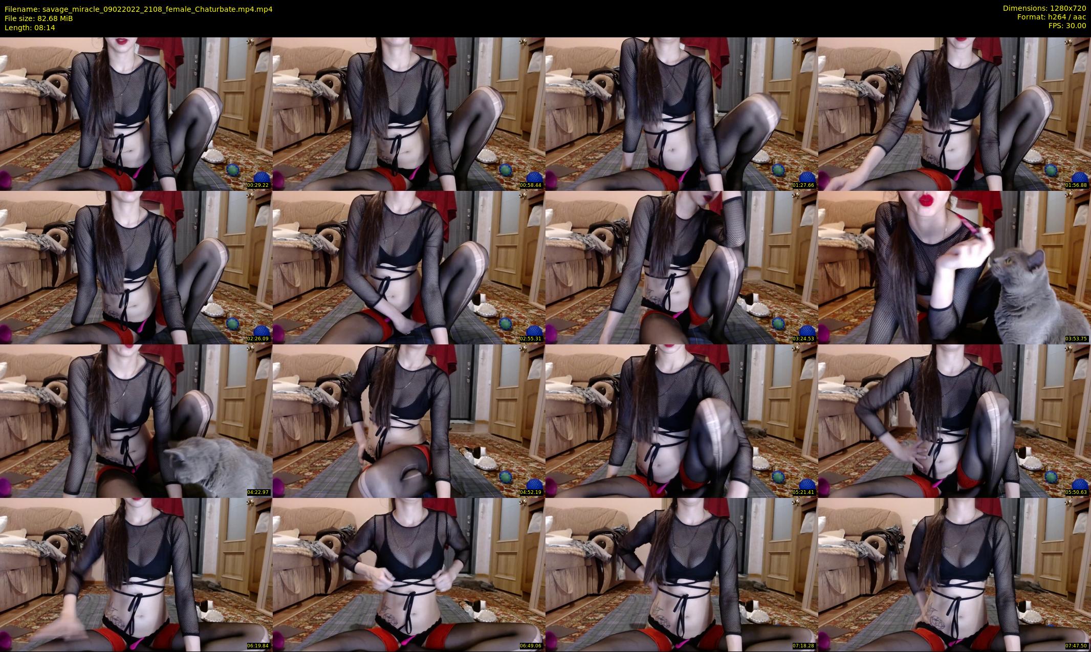 savage_miracle — 9 minute Chaturbate female cam show recording, 720p, Feb 9, 2022