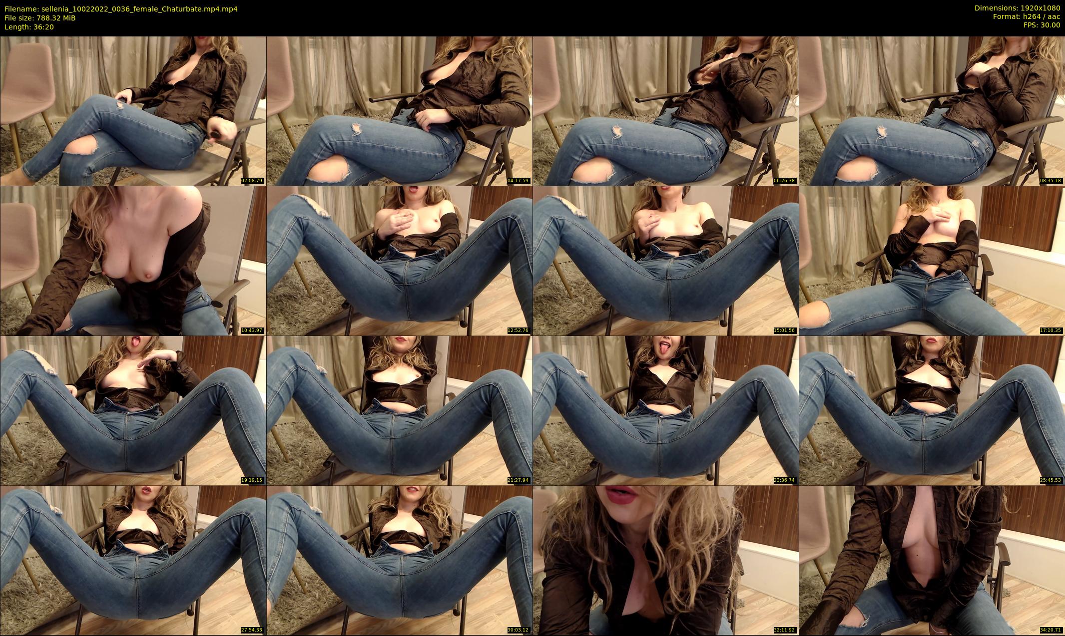 sellenia — 37 minute Chaturbate female cam show recording, 1080p, Feb 10, 2022