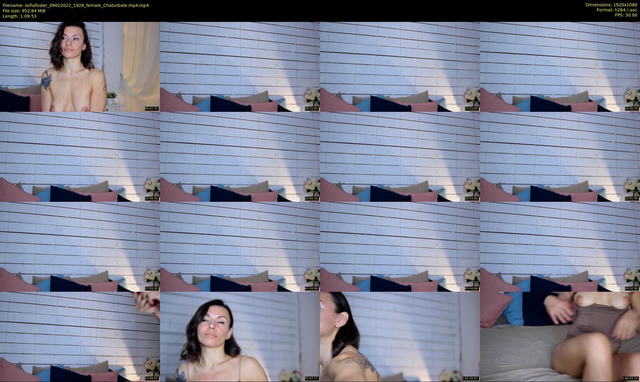 sofiafoster — 70 minute Chaturbate female cam show recording, 1080p, Feb 9, 2022