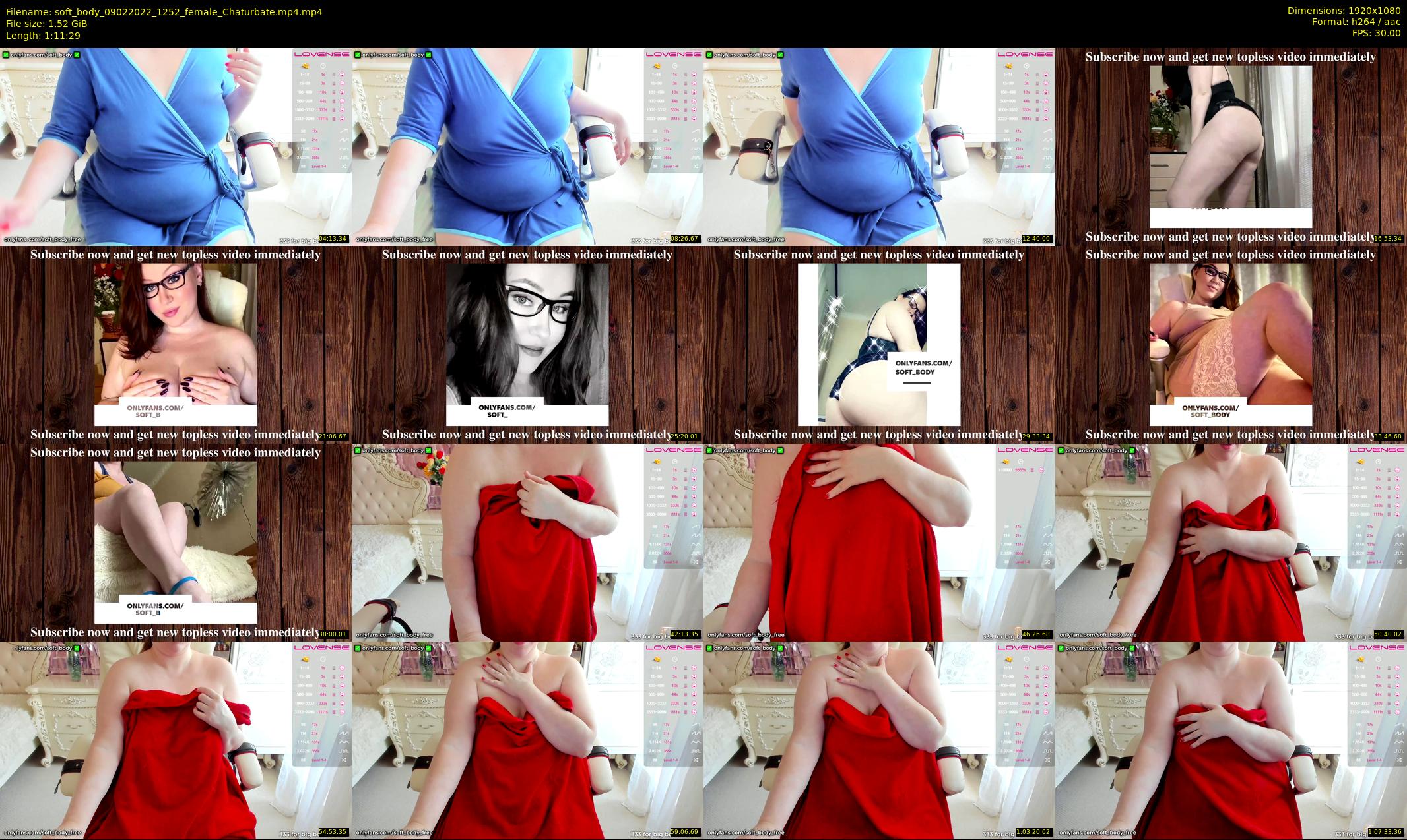 soft_body — 72 minute Chaturbate female cam show recording, 1080p, Feb 9, 2022
