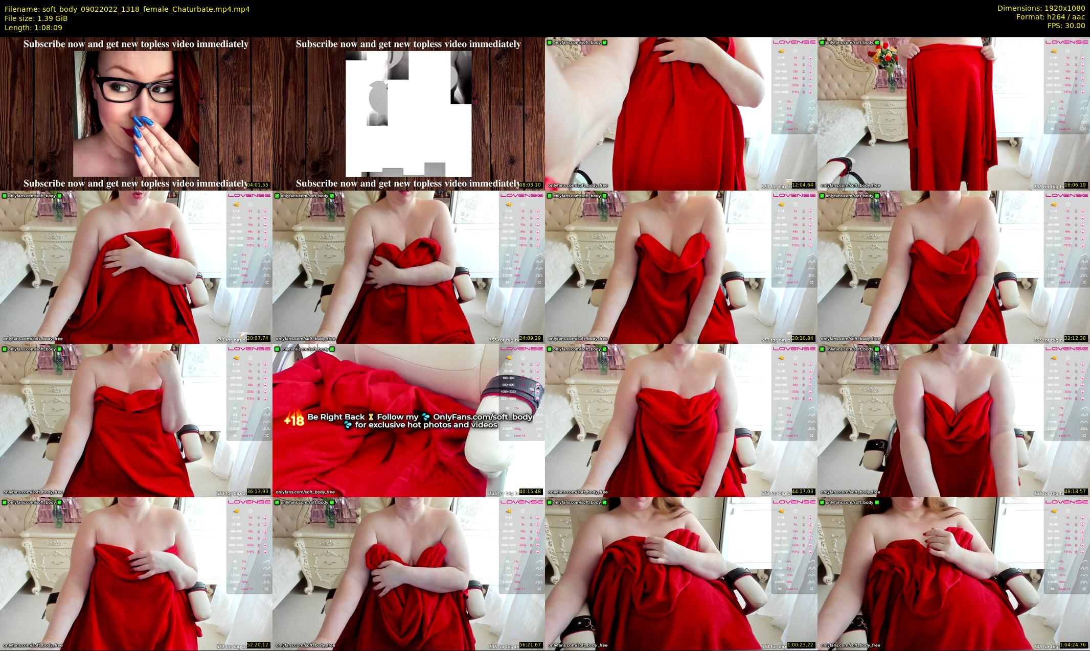 soft_body — 69 minute Chaturbate female cam show recording, 1080p, Feb 9, 2022