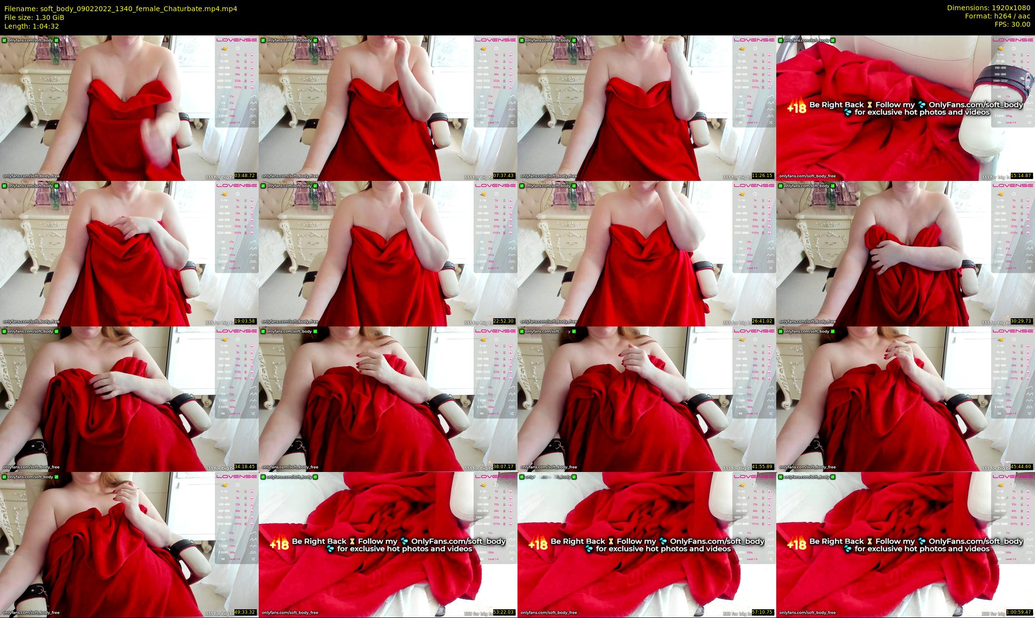 soft_body — 65 minute Chaturbate female cam show recording, 1080p, Feb 9, 2022