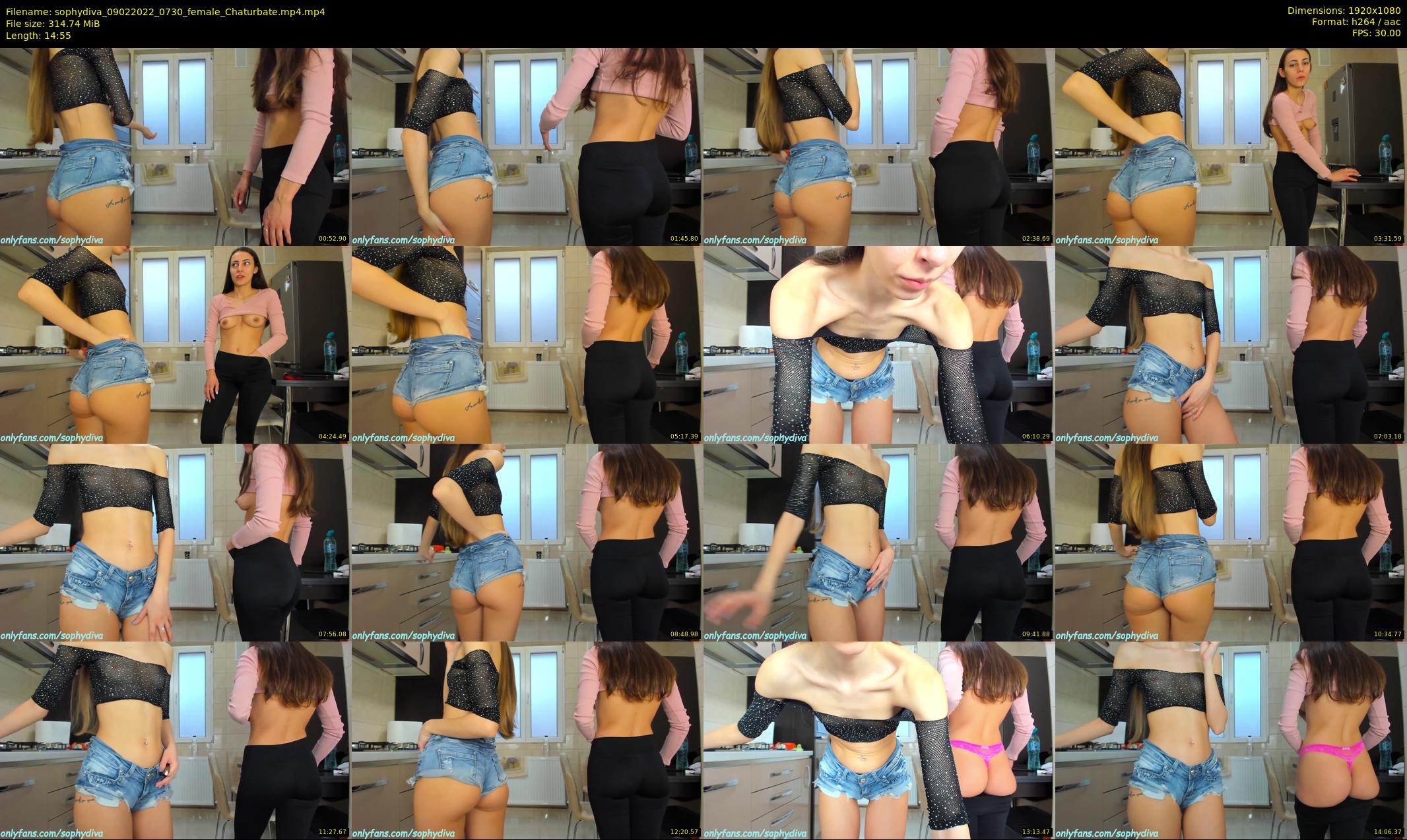 sophydiva — 15 minute Chaturbate female cam show recording, 1080p, Feb 9, 2022