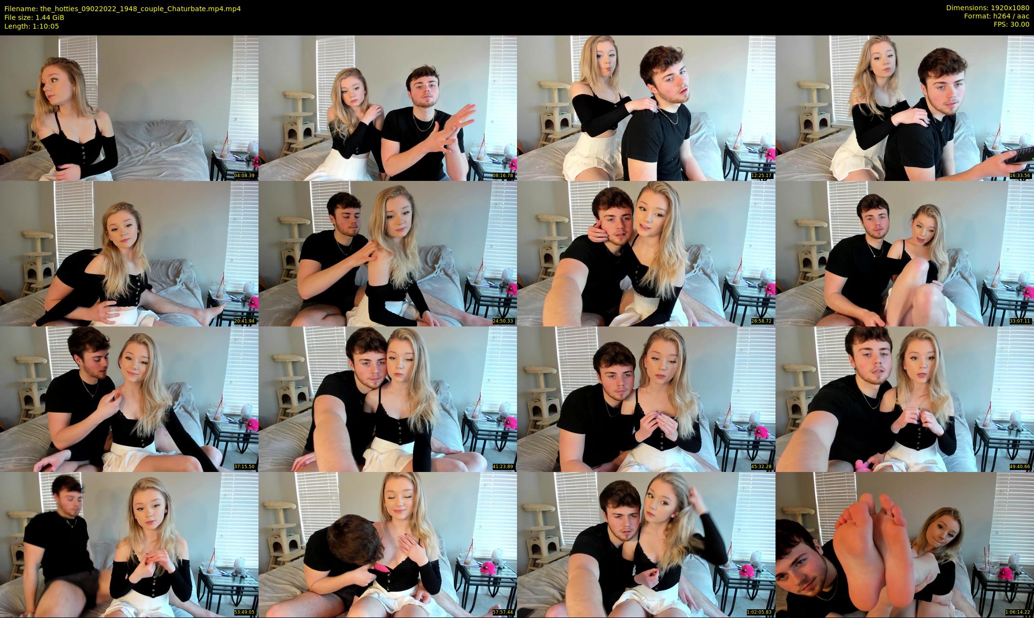 the_hotties — 71 minute Chaturbate couple cam show recording, 1080p, Feb 9, 2022