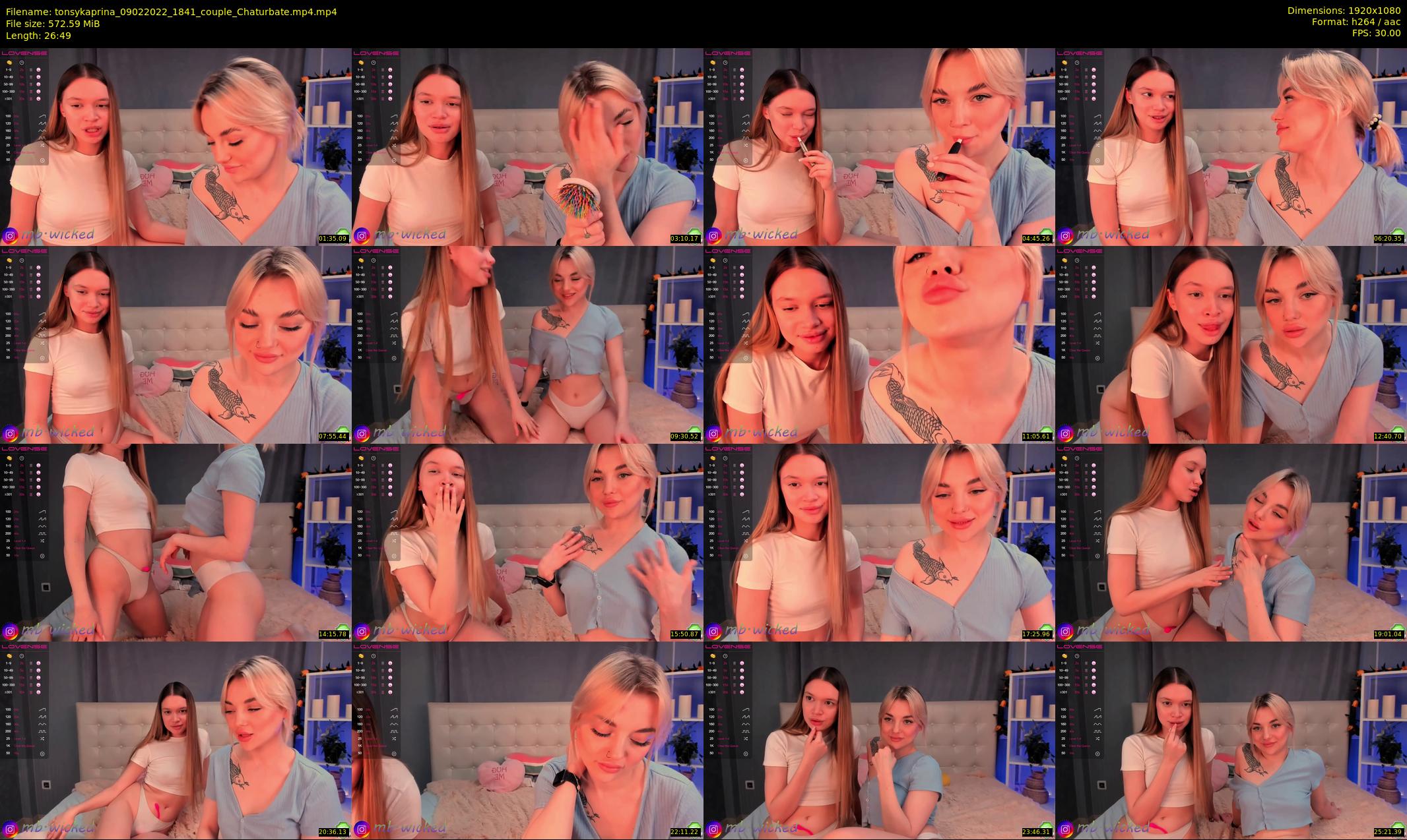 tonsykaprina — 27 minute Chaturbate couple cam show recording, 1080p, Feb 9, 2022
