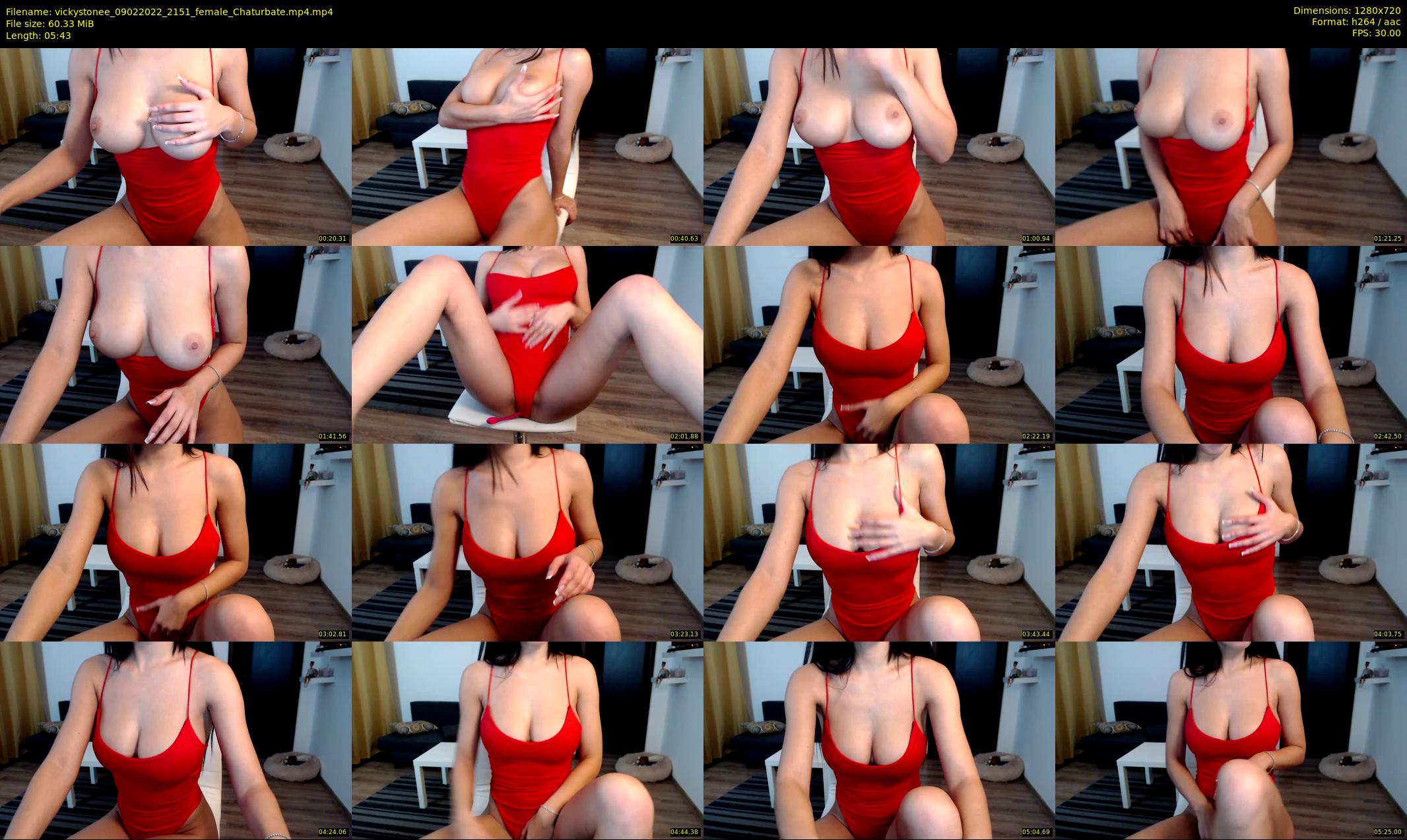 vickystonee — 6 minute Chaturbate female cam show recording, 720p, Feb 9, 2022