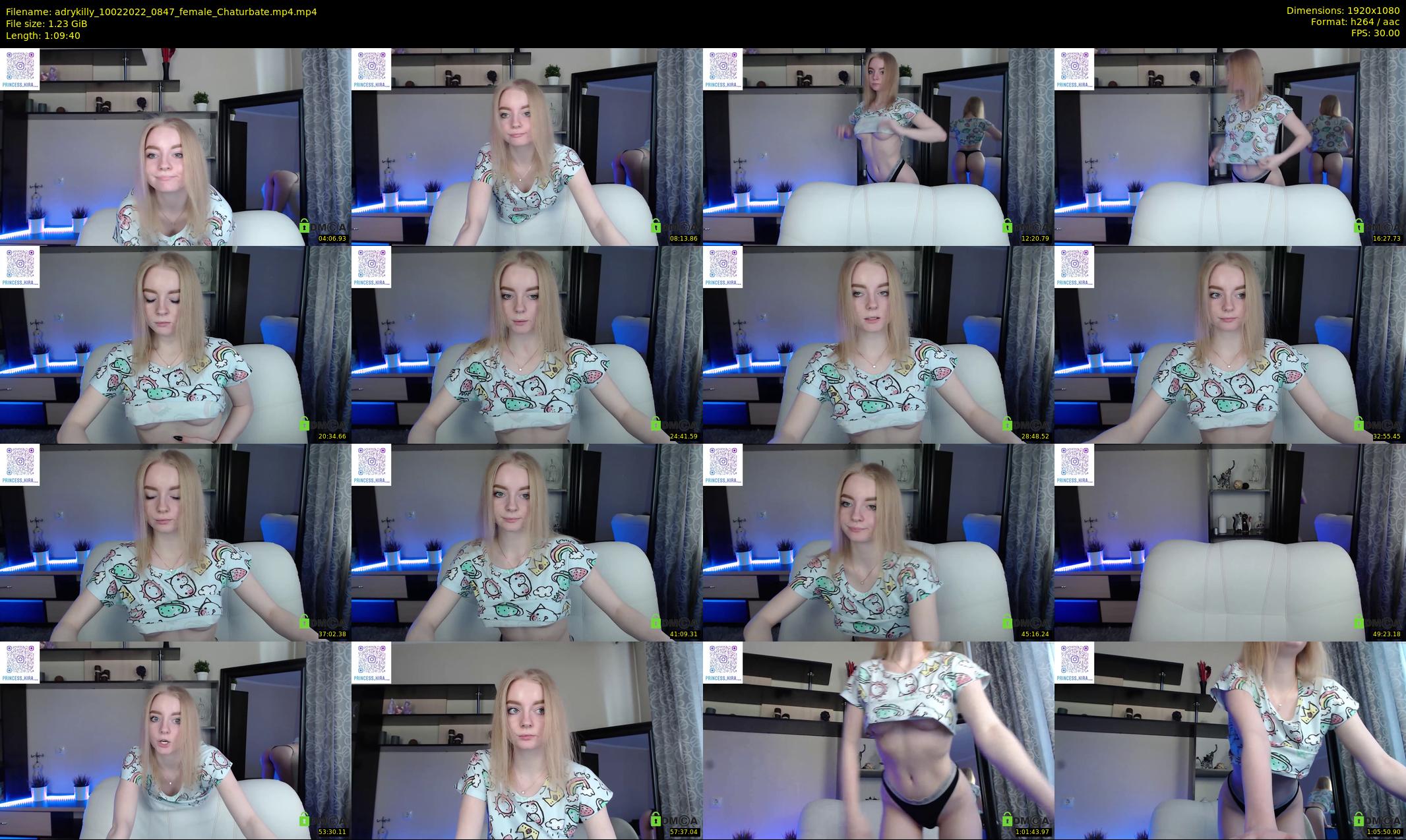 adrykilly — 70 minute Chaturbate female cam show recording, 1080p, Feb 10, 2022