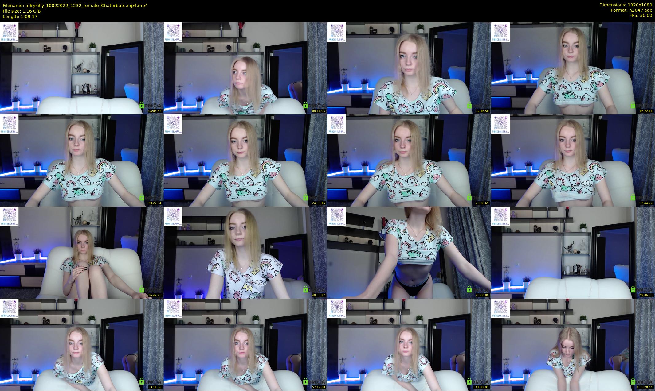 adrykilly — 70 minute Chaturbate female cam show recording, 1080p, Feb 10, 2022