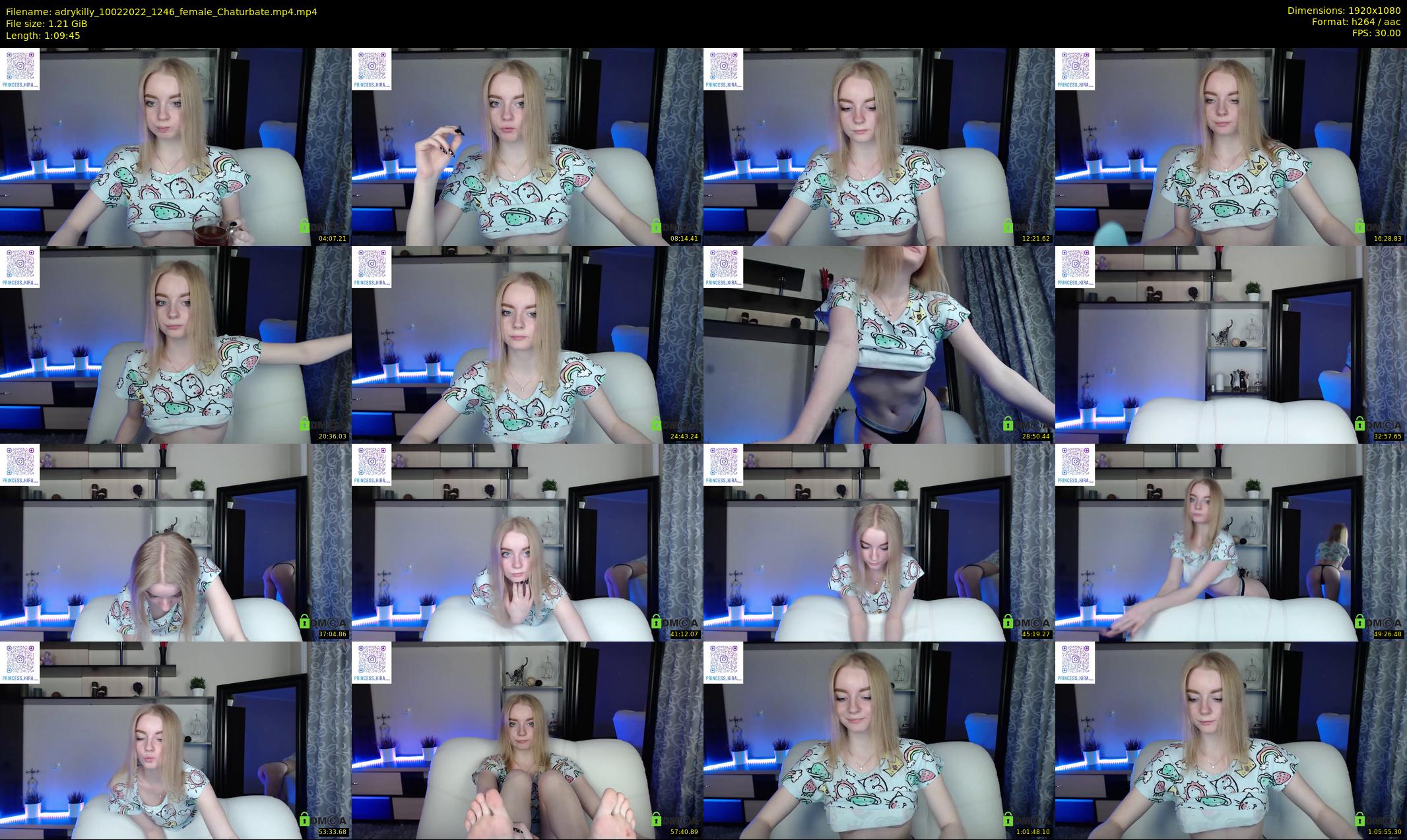 adrykilly — 70 minute Chaturbate female cam show recording, 1080p, Feb 10, 2022