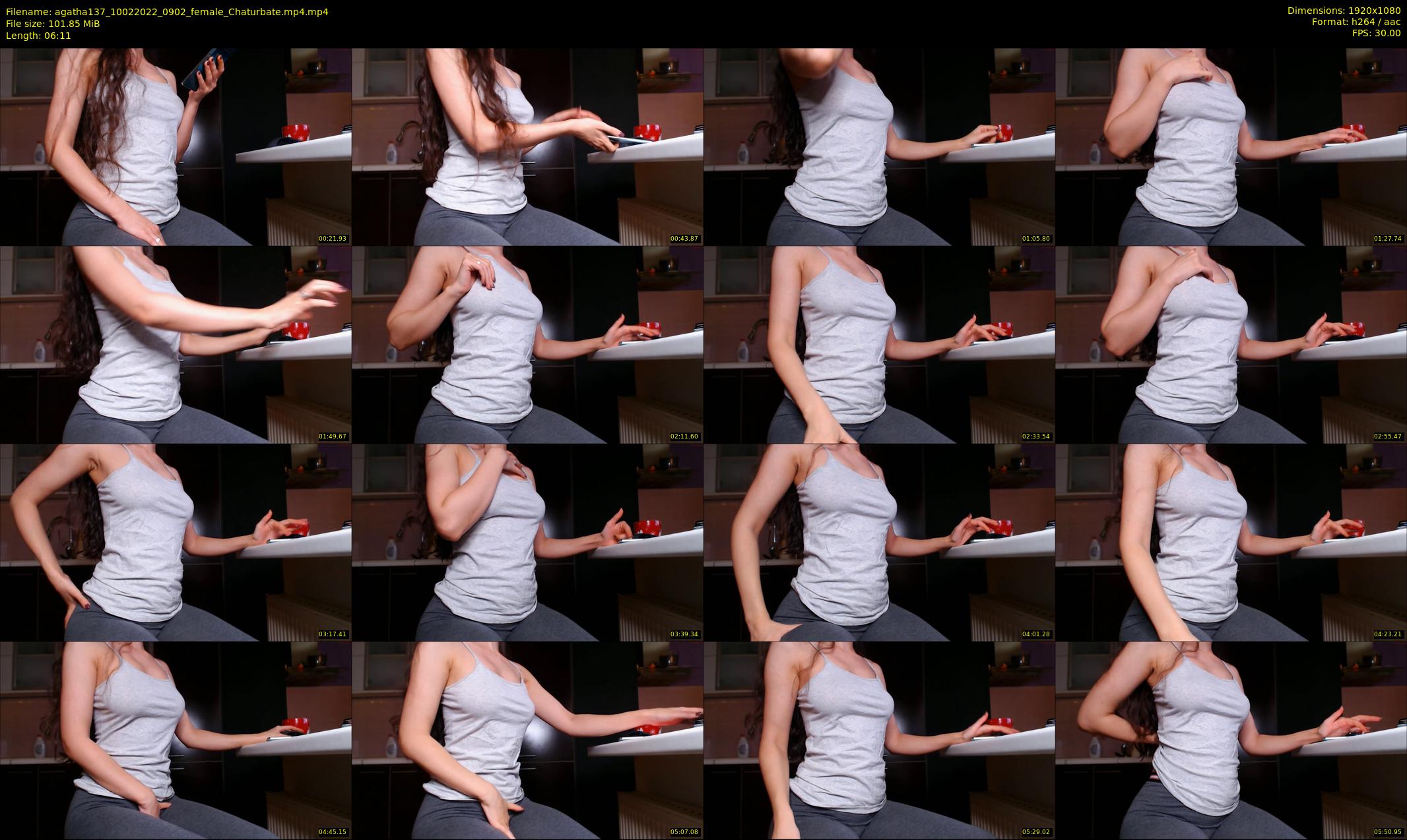 agatha137 — 7 minute Chaturbate female cam show recording, 1080p, Feb 10, 2022