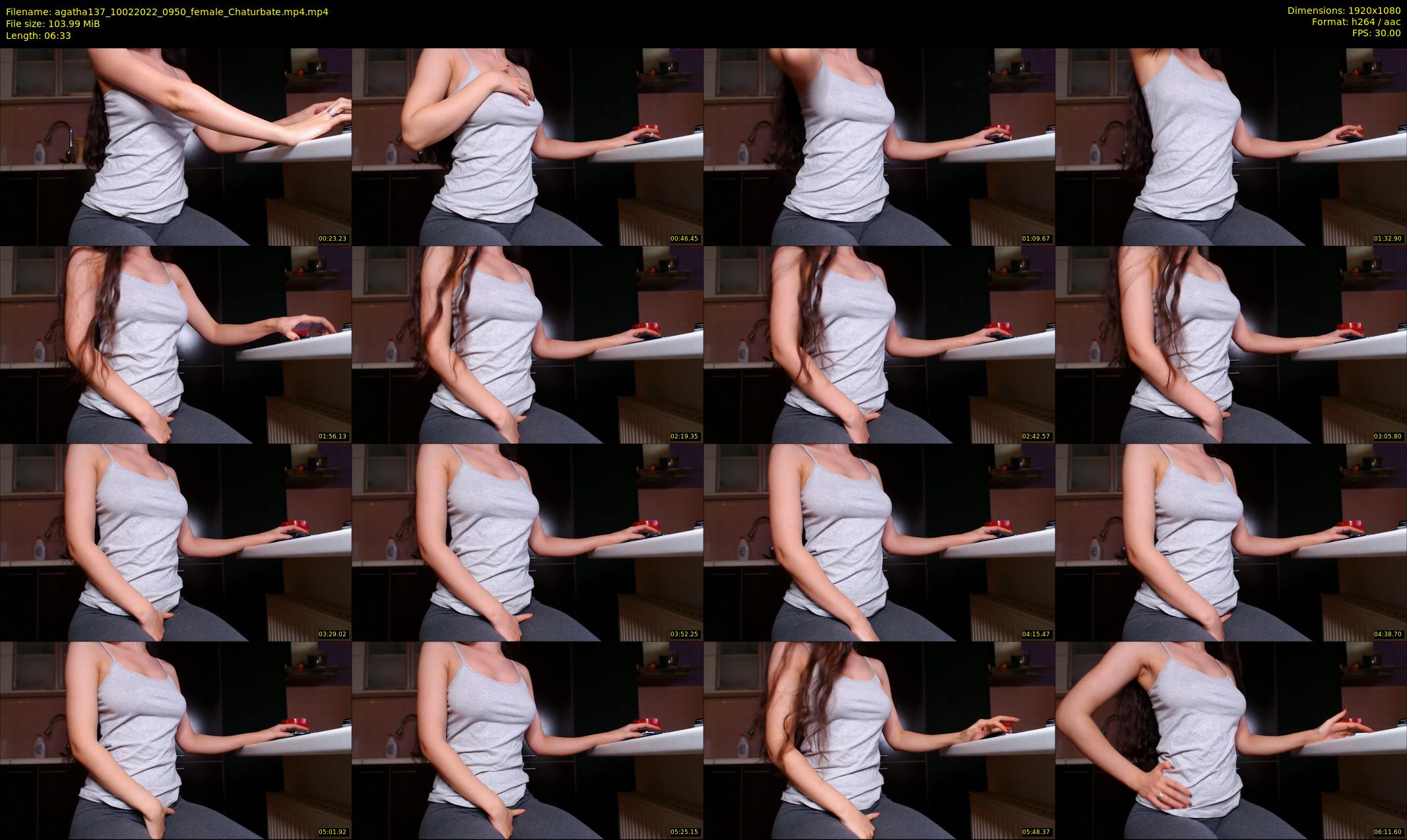agatha137 — 7 minute Chaturbate female cam show recording, 1080p, Feb 10, 2022