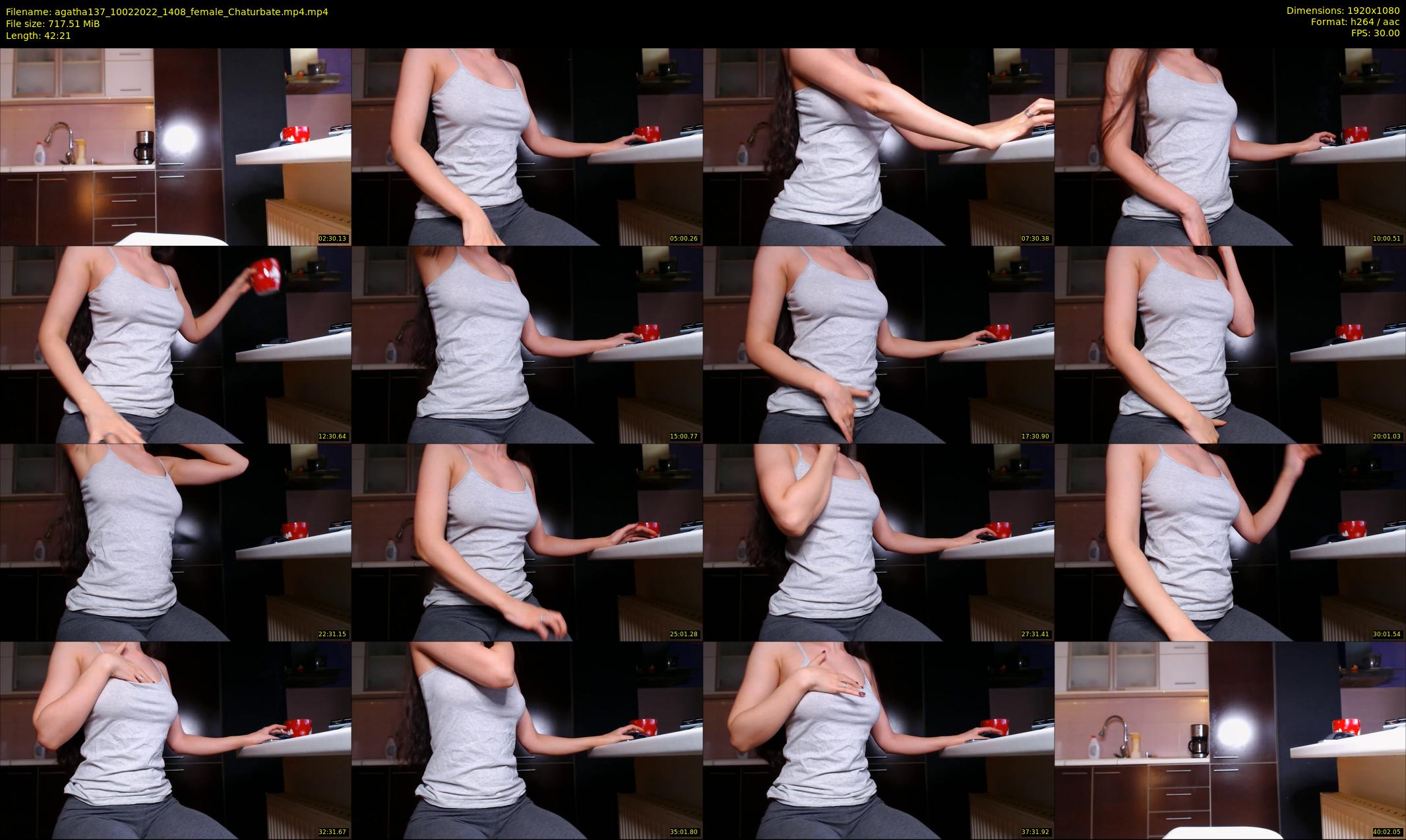 agatha137 — 43 minute Chaturbate female cam show recording, 1080p, Feb 10, 2022