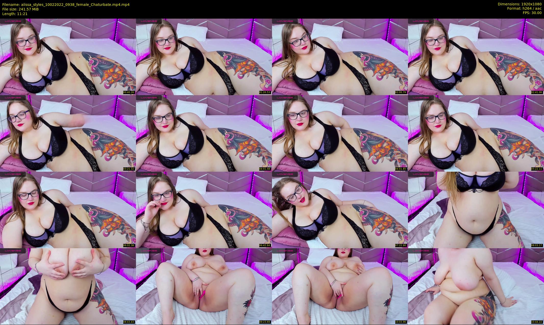 alissa_styles — 12 minute Chaturbate female cam show recording, 1080p, Feb 10, 2022