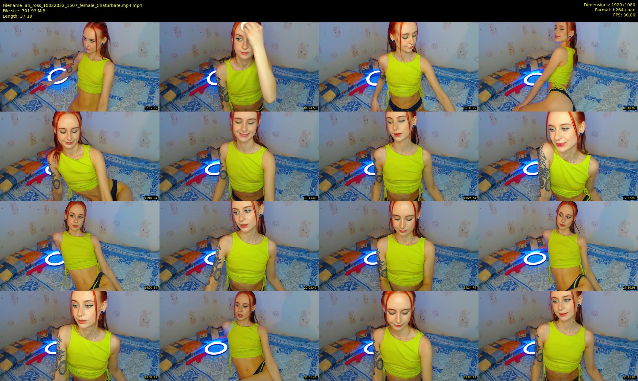 an_ross — 38 minute Chaturbate female cam show recording, 1080p, Feb 10, 2022