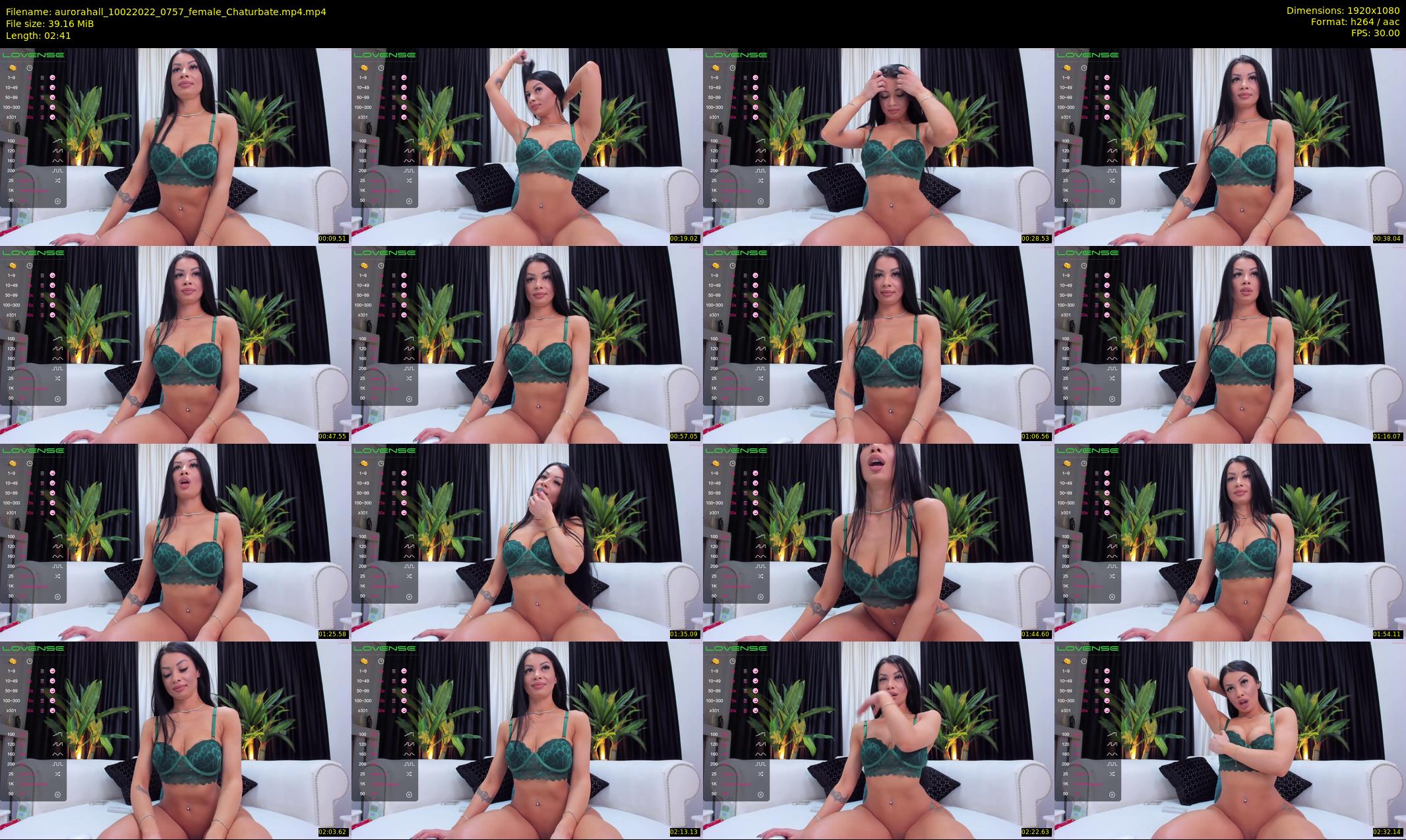 aurorahall — 3 minute Chaturbate female cam show recording, 1080p, Feb 10, 2022
