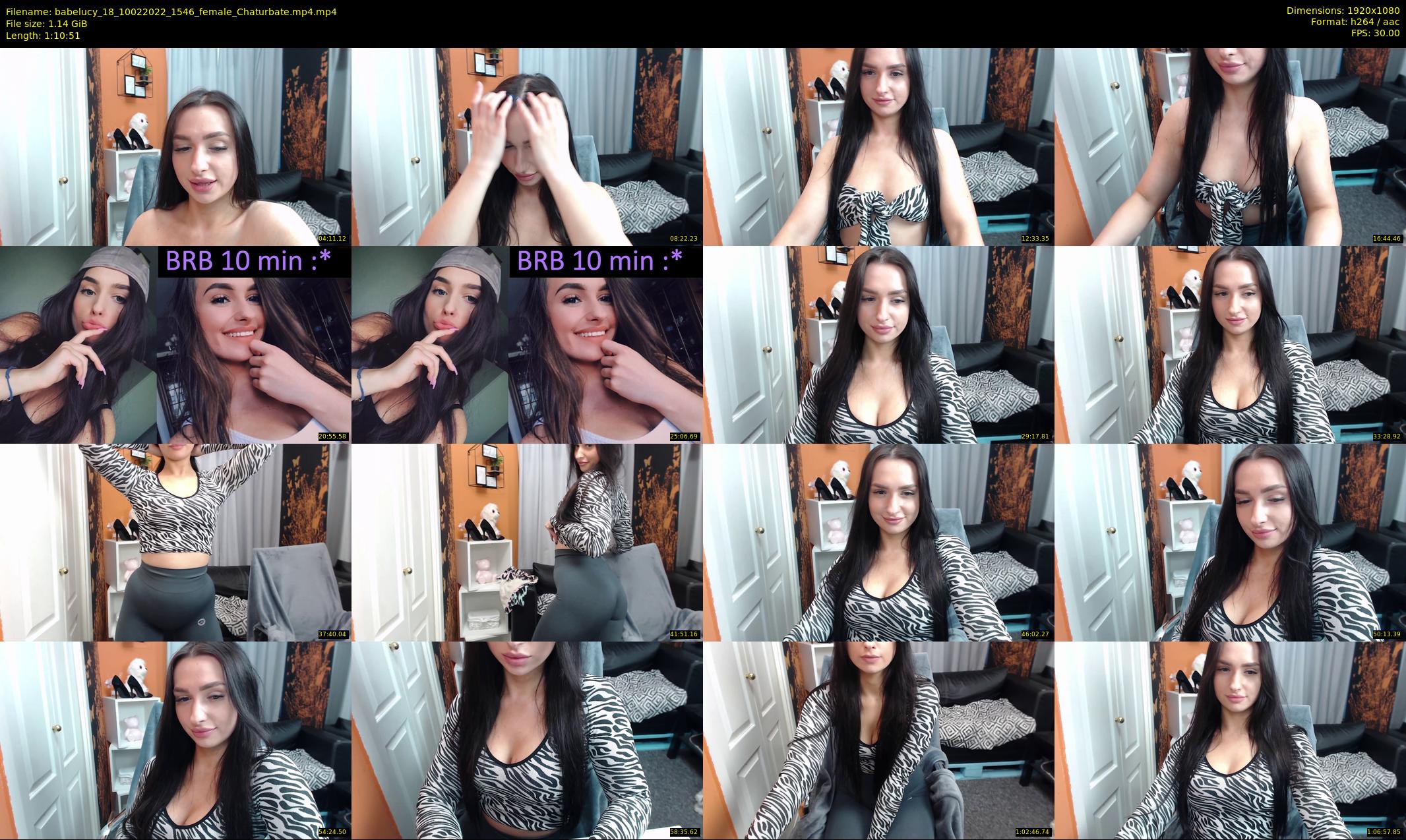 babelucy_18 — 71 minute Chaturbate female cam show recording, 1080p, Feb 10, 2022