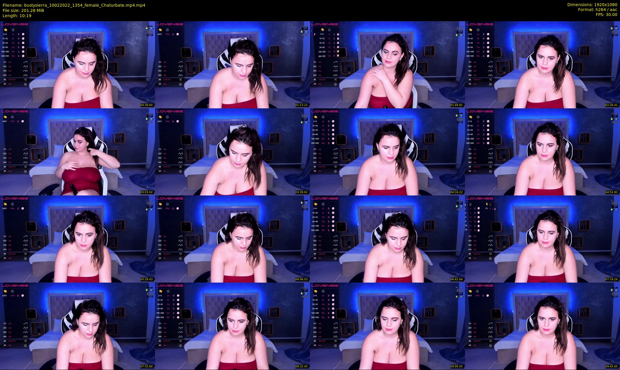 bustysierra — 11 minute Chaturbate female cam show recording, 1080p, Feb 10, 2022