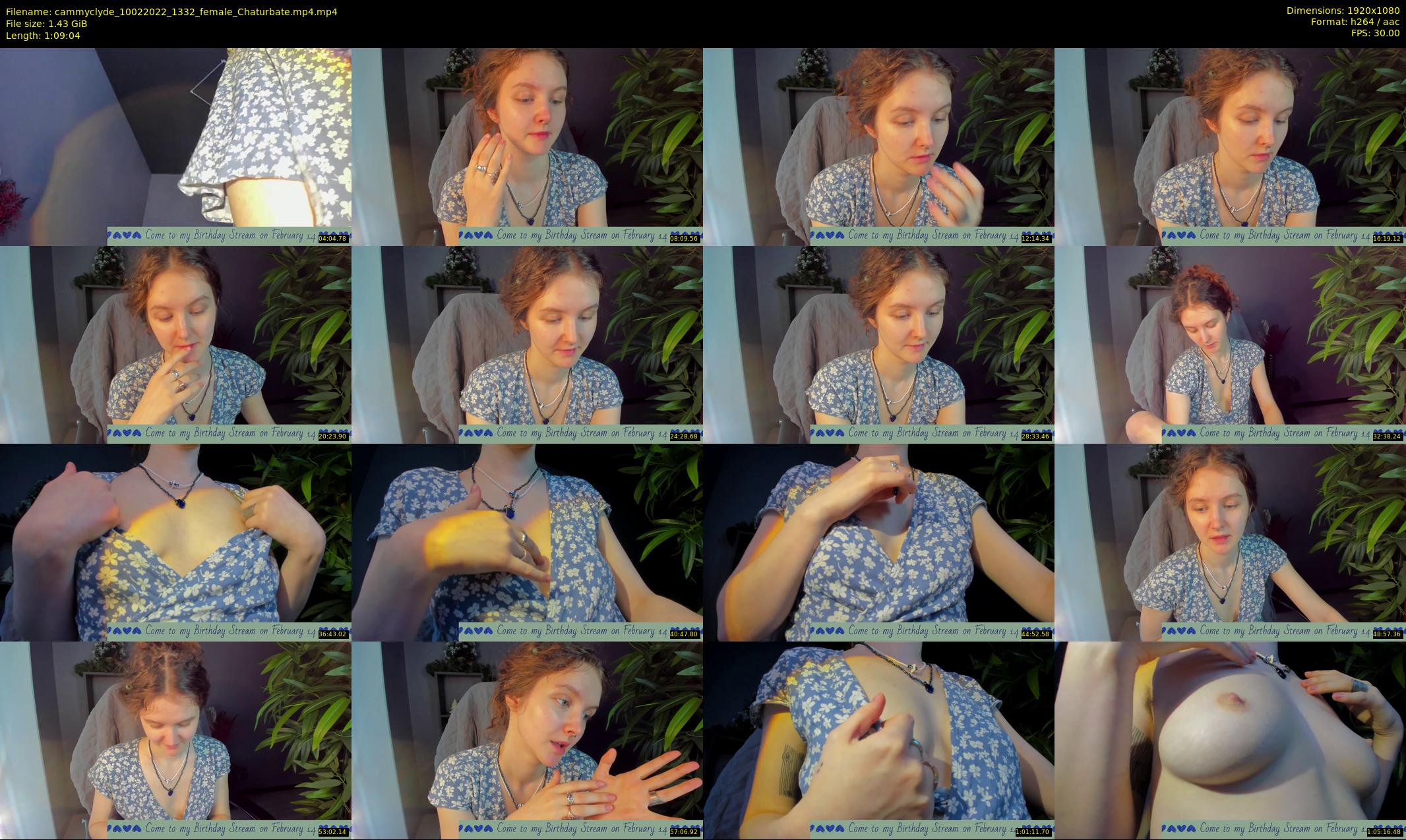 cammyclyde — 70 minute Chaturbate female cam show recording, 1080p, Feb 10, 2022