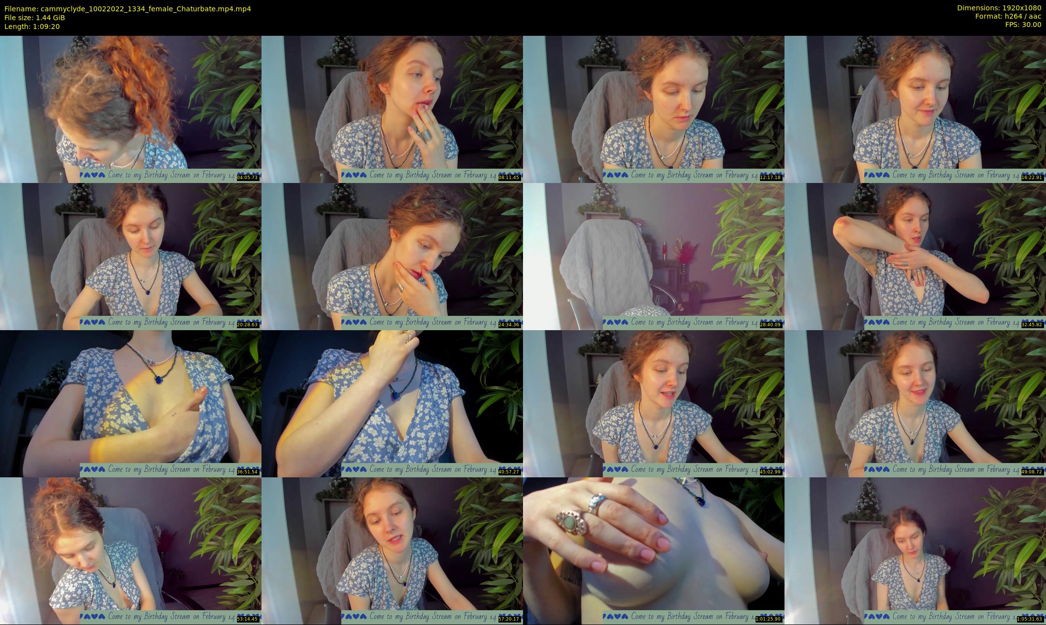 cammyclyde — 70 minute Chaturbate female cam show recording, 1080p, Feb 10, 2022