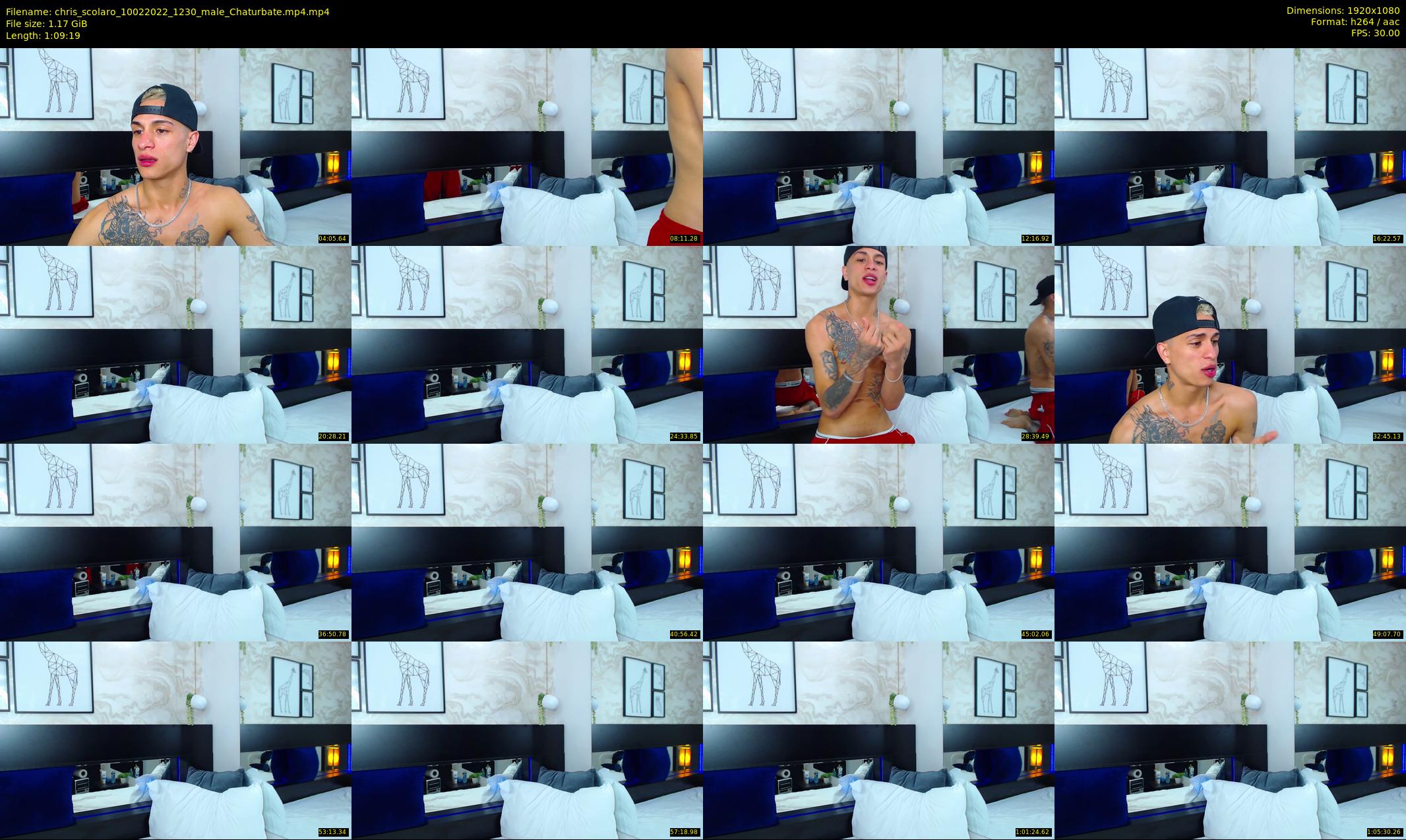 chris_scolaro — 70 minute Chaturbate male cam show recording, 1080p, Feb 10, 2022