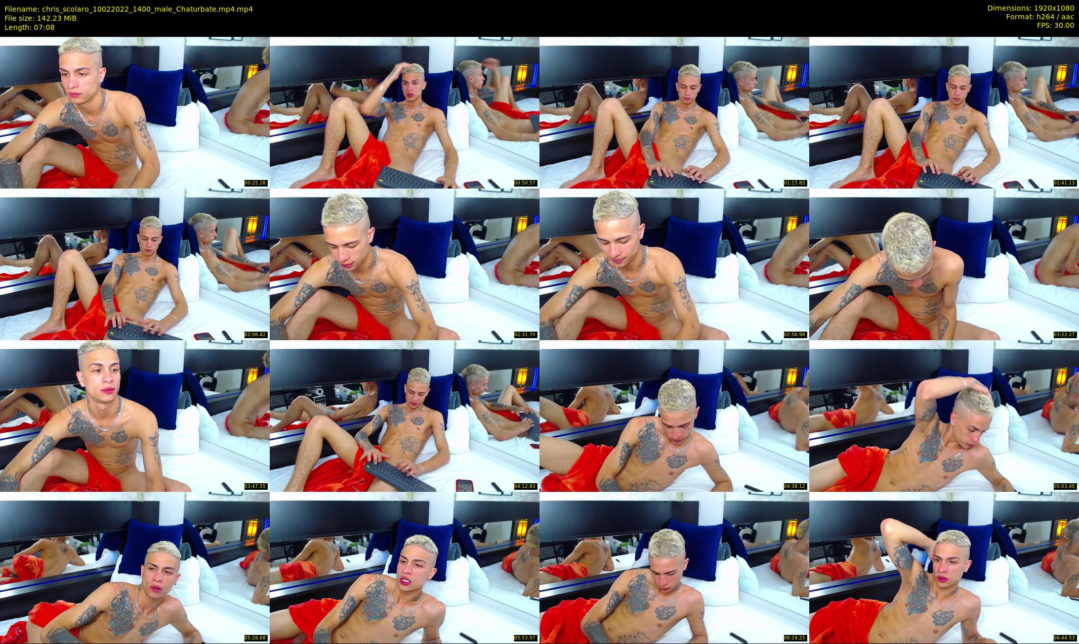 chris_scolaro — 8 minute Chaturbate male cam show recording, 1080p, Feb 10, 2022