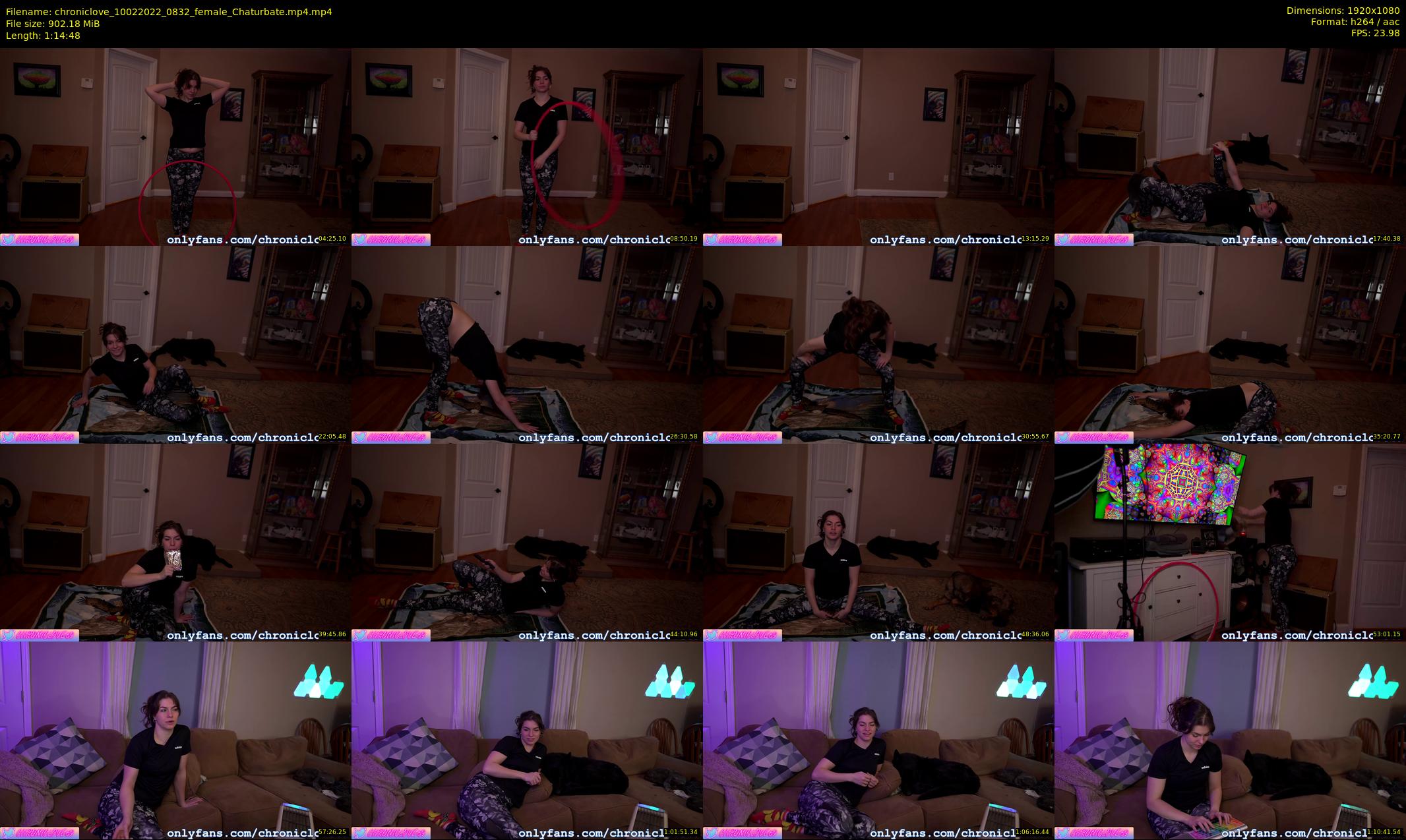 chroniclove — 75 minute Chaturbate female cam show recording, 1080p, Feb 10, 2022