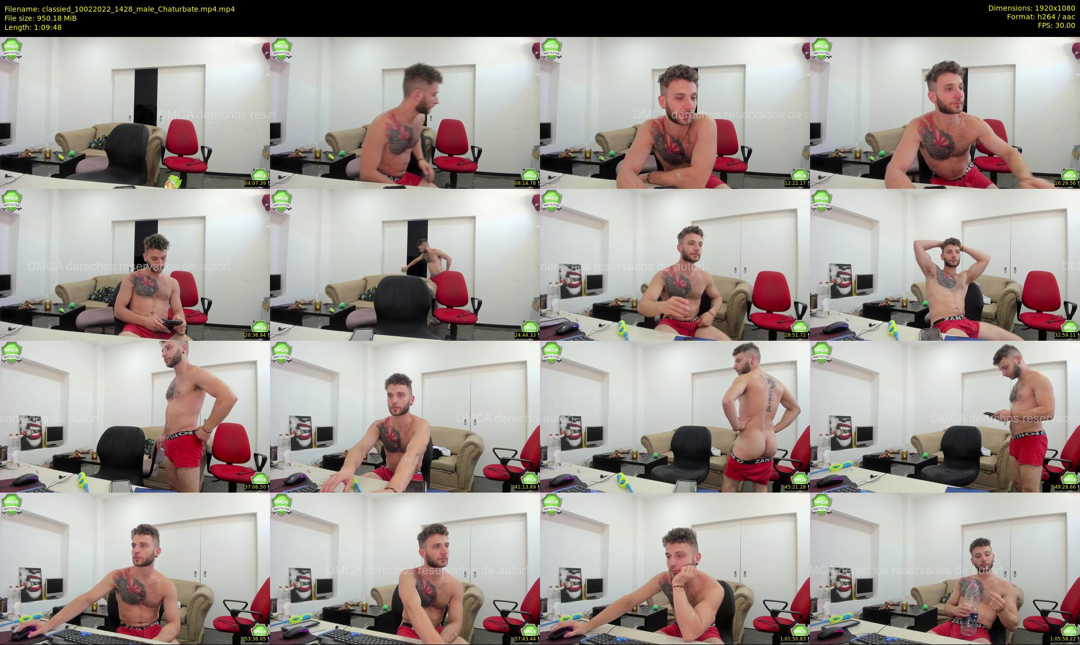 classied — 70 minute Chaturbate male cam show recording, 1080p, Feb 10, 2022