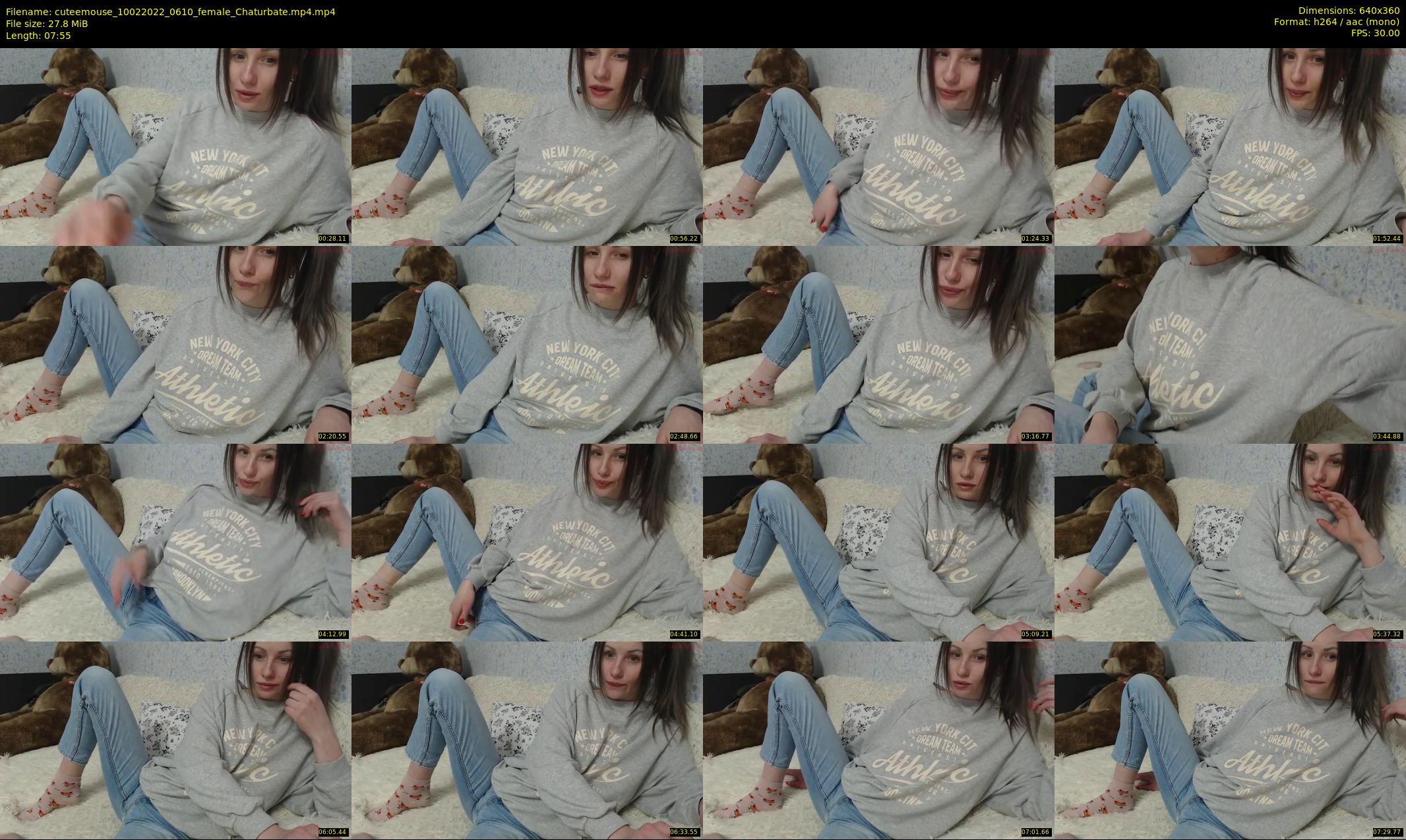 cuteemouse — 8 minute Chaturbate female cam show recording, 360p, Feb 10, 2022