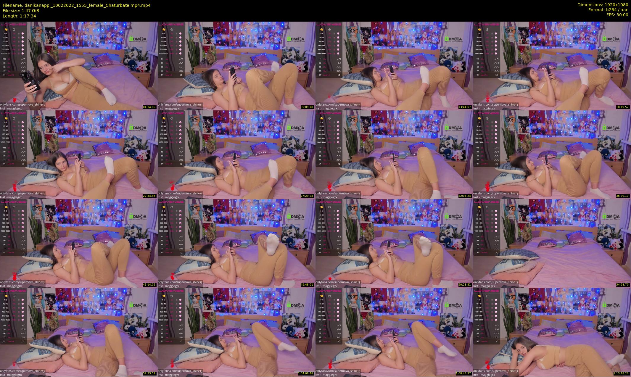 danikanappi — 78 minute Chaturbate female cam show recording, 1080p, Feb 10, 2022