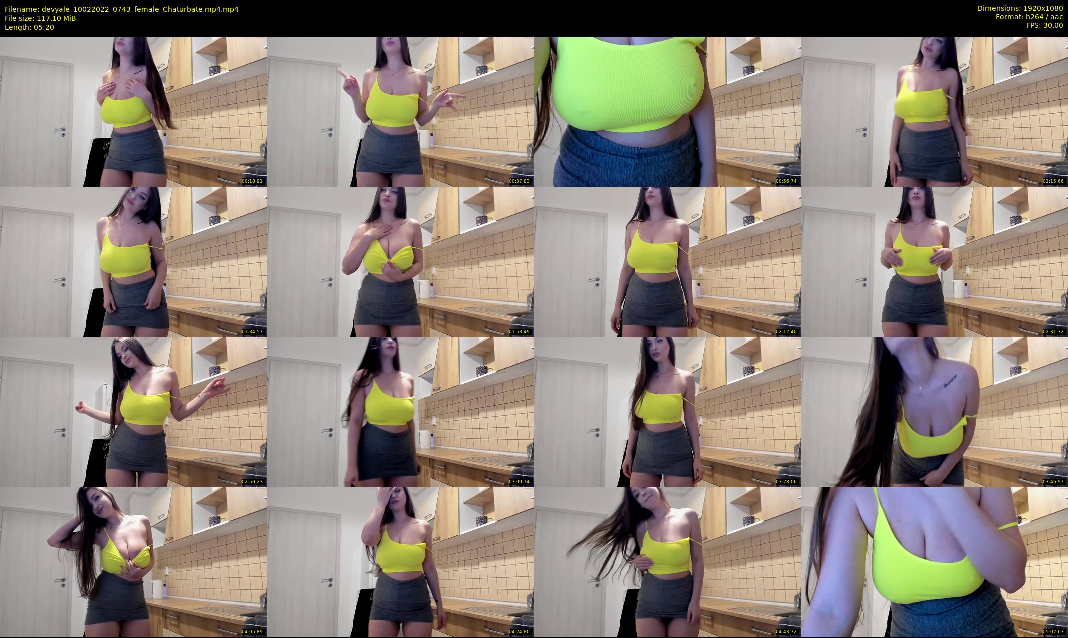 devyale — 6 minute Chaturbate female cam show recording, 1080p, Feb 10, 2022